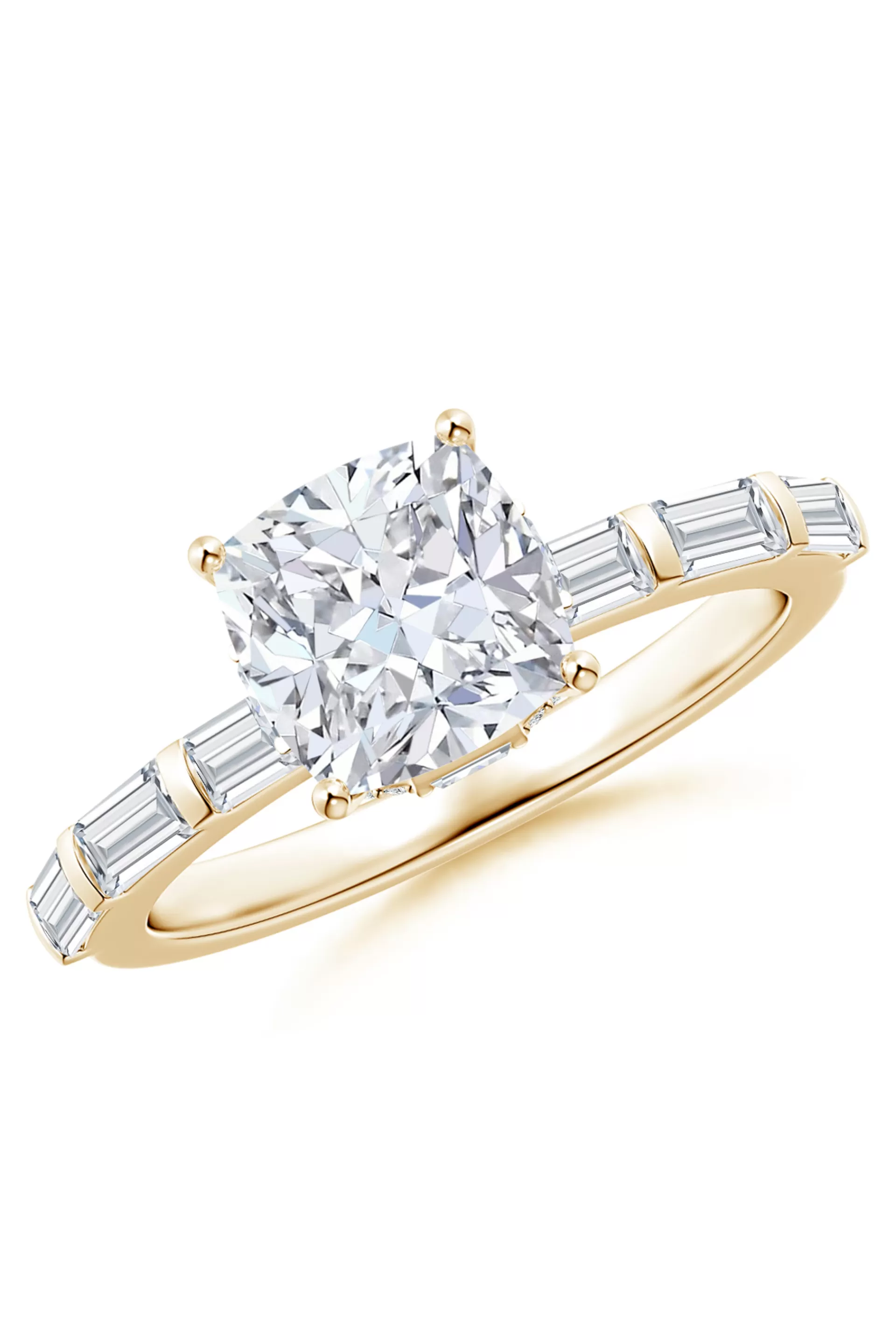 Natori Rings | Orient Express<Orient Express Lab-Grown 14K Gold & Cushion Diamond Solitaire Ring