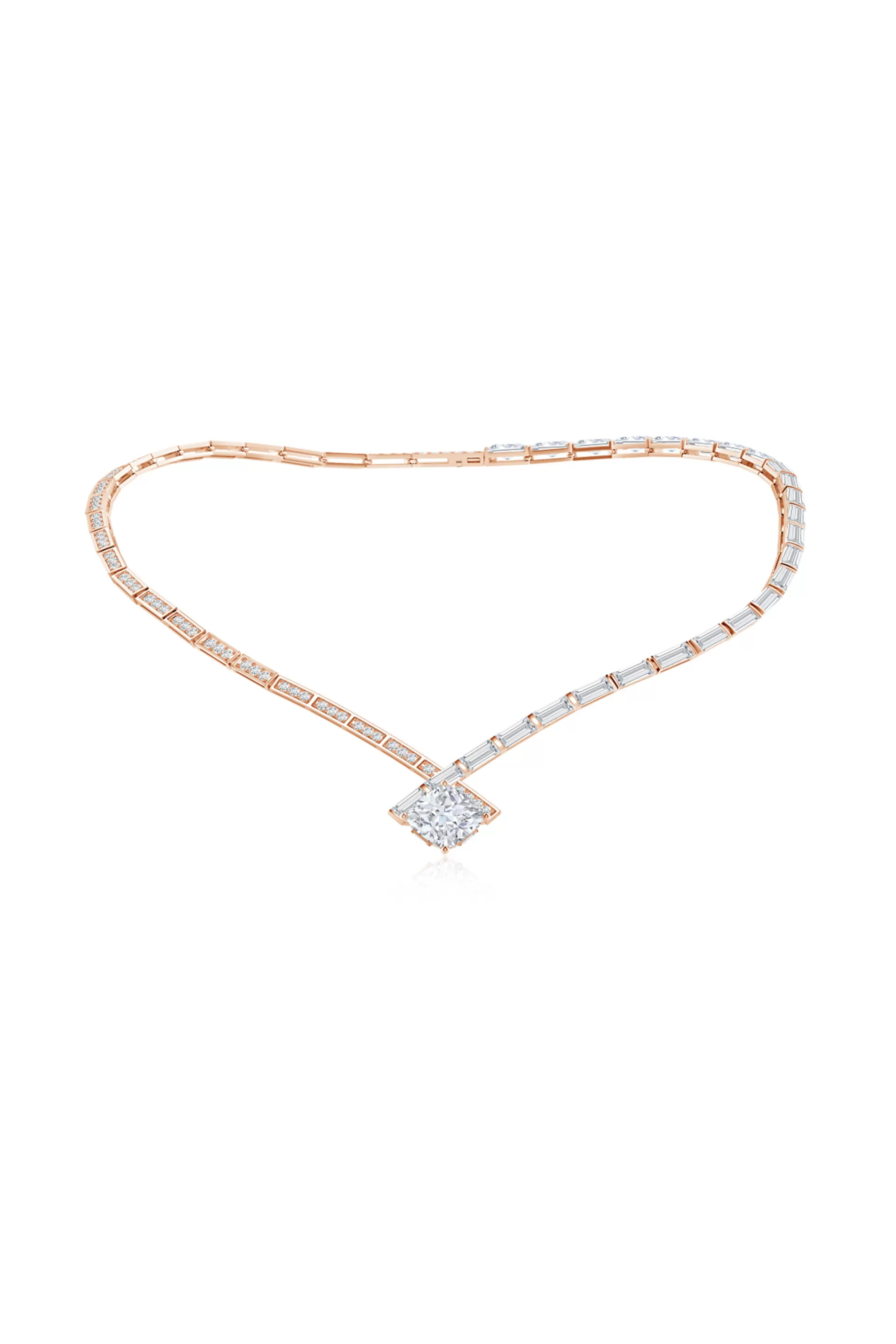 Natori Necklaces | Orient Express<Orient Express Lab-Grown 14K Gold & Cushion Diamond Statement Necklace