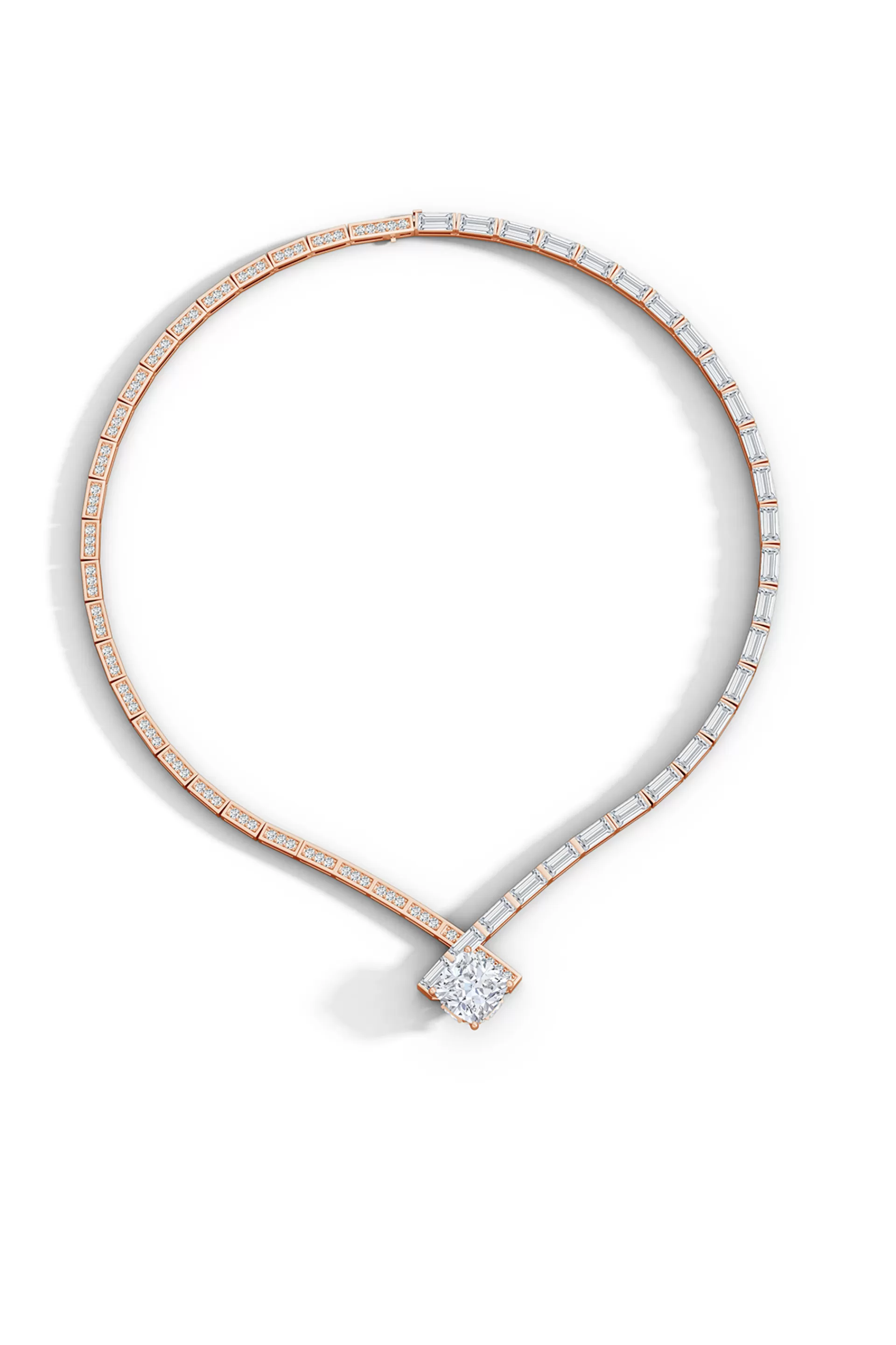 Natori Necklaces | Orient Express<Orient Express Lab-Grown 14K Gold & Cushion Diamond Statement Necklace