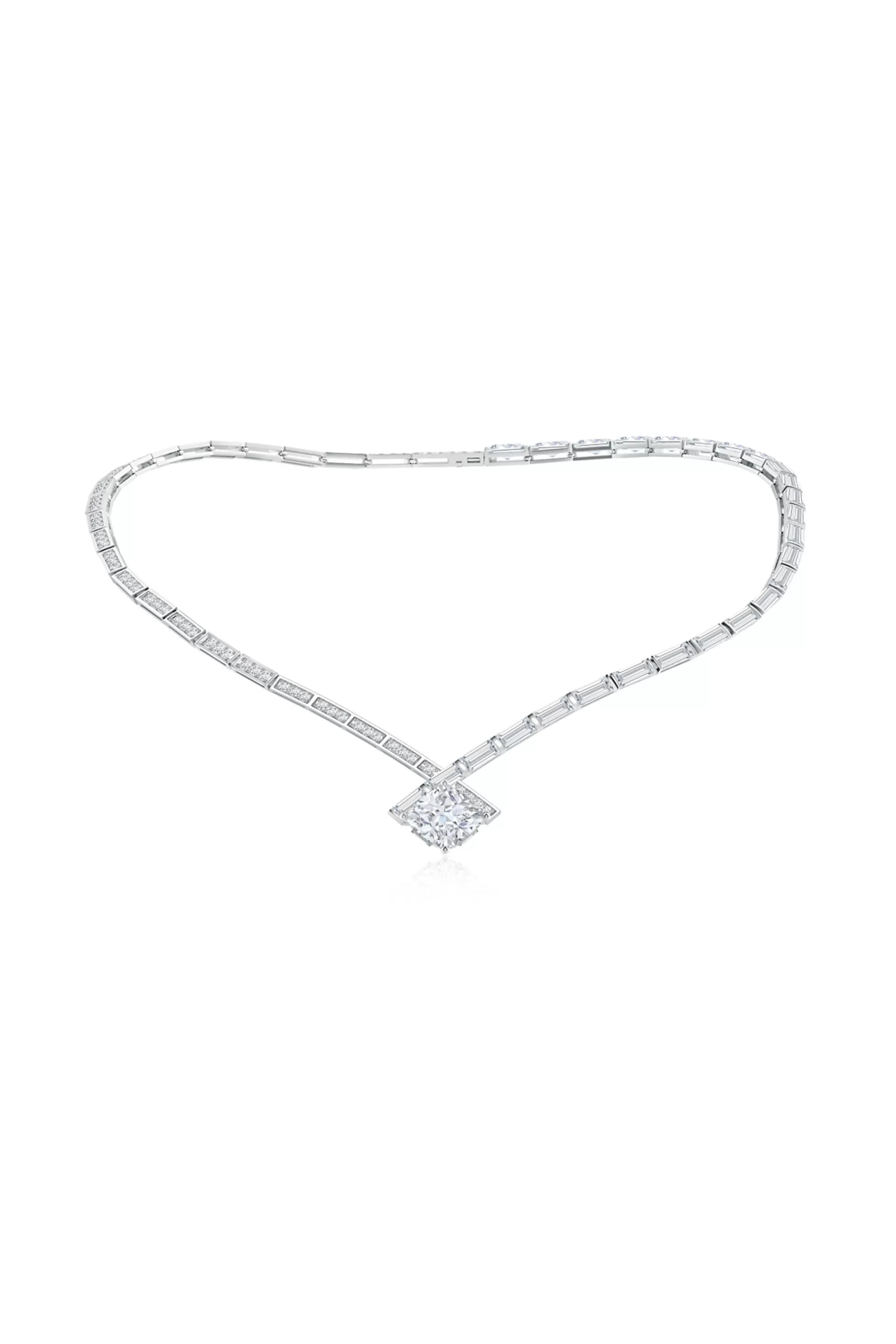 Natori Necklaces | Orient Express<Orient Express Lab-Grown 14K Gold & Cushion Diamond Statement Necklace