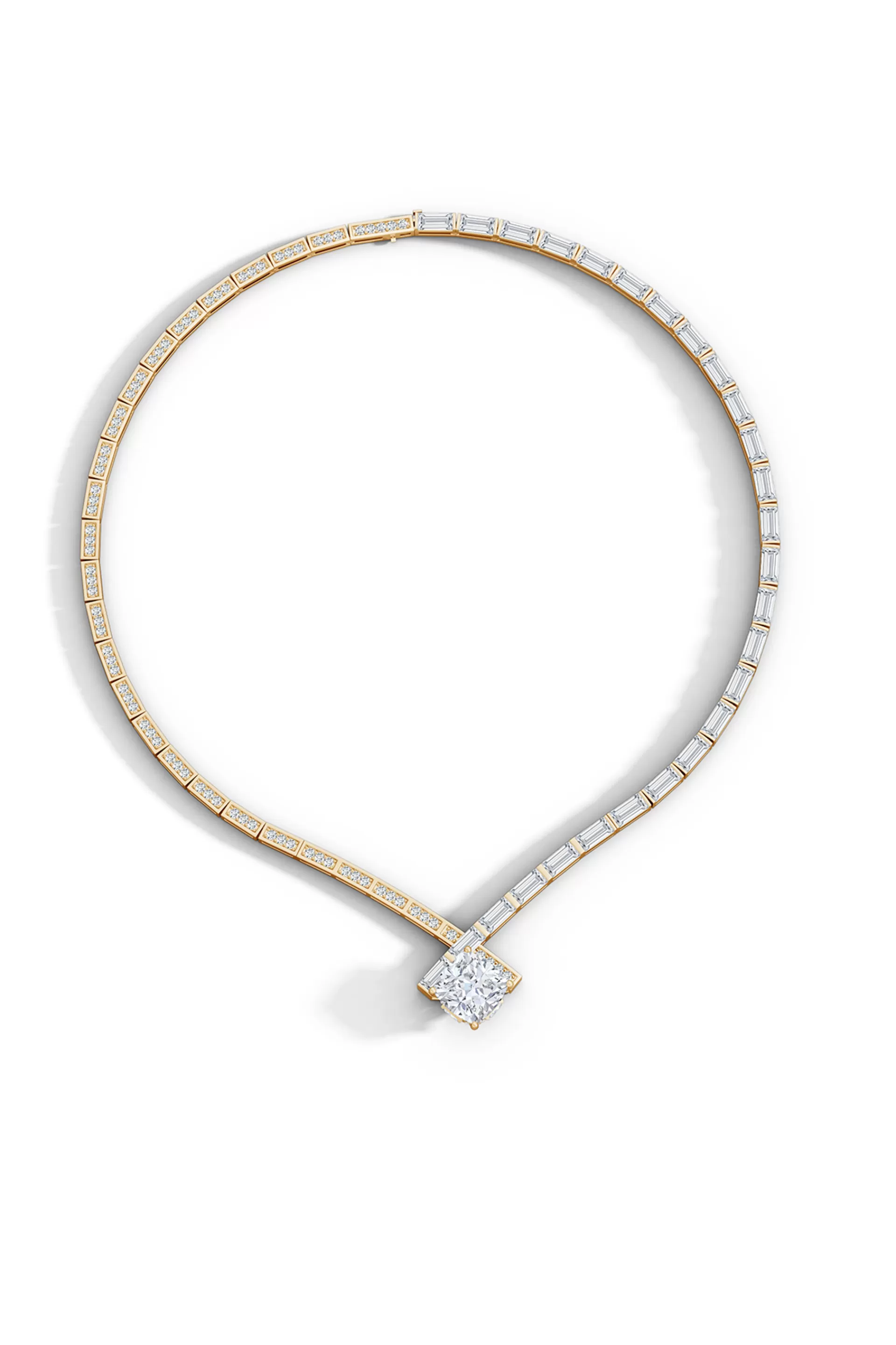 Natori Necklaces | Orient Express<Orient Express Lab-Grown 14K Gold & Cushion Diamond Statement Necklace