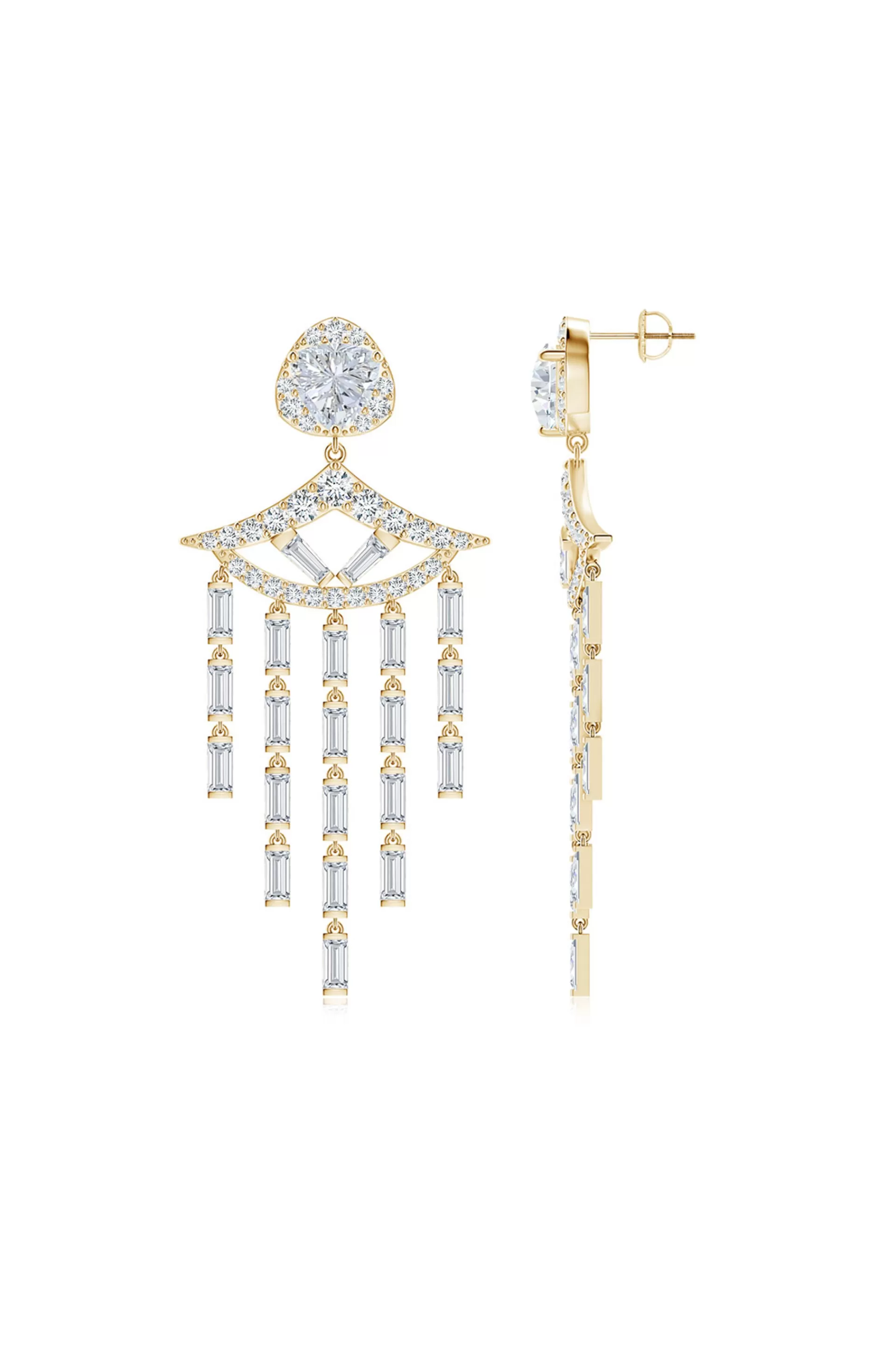 Natori Earrings | Orient Express<Orient Express Lab-Grown 14K Gold & Diamond Statement Earrings