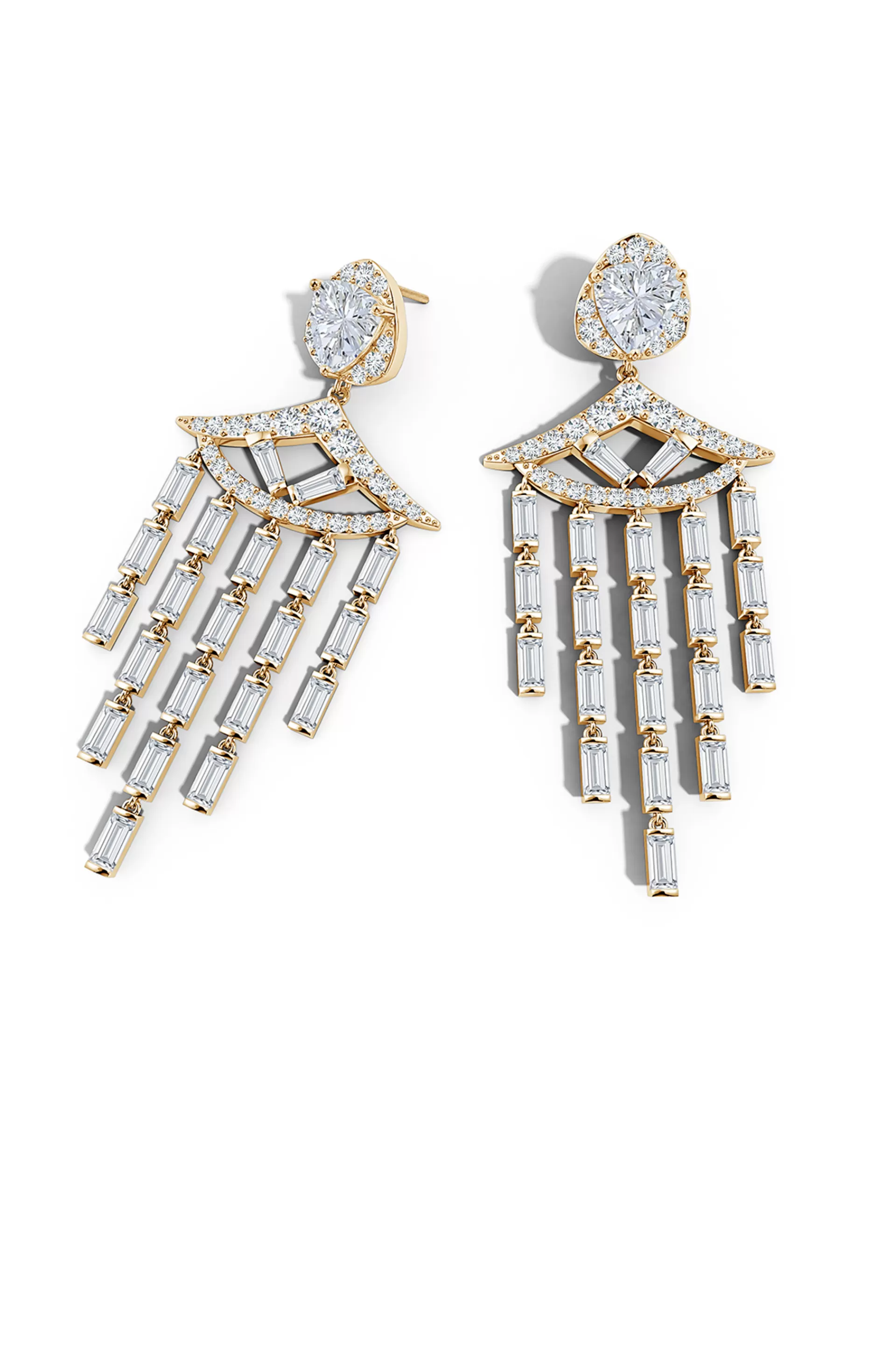 Natori Earrings | Orient Express<Orient Express Lab-Grown 14K Gold & Diamond Statement Earrings