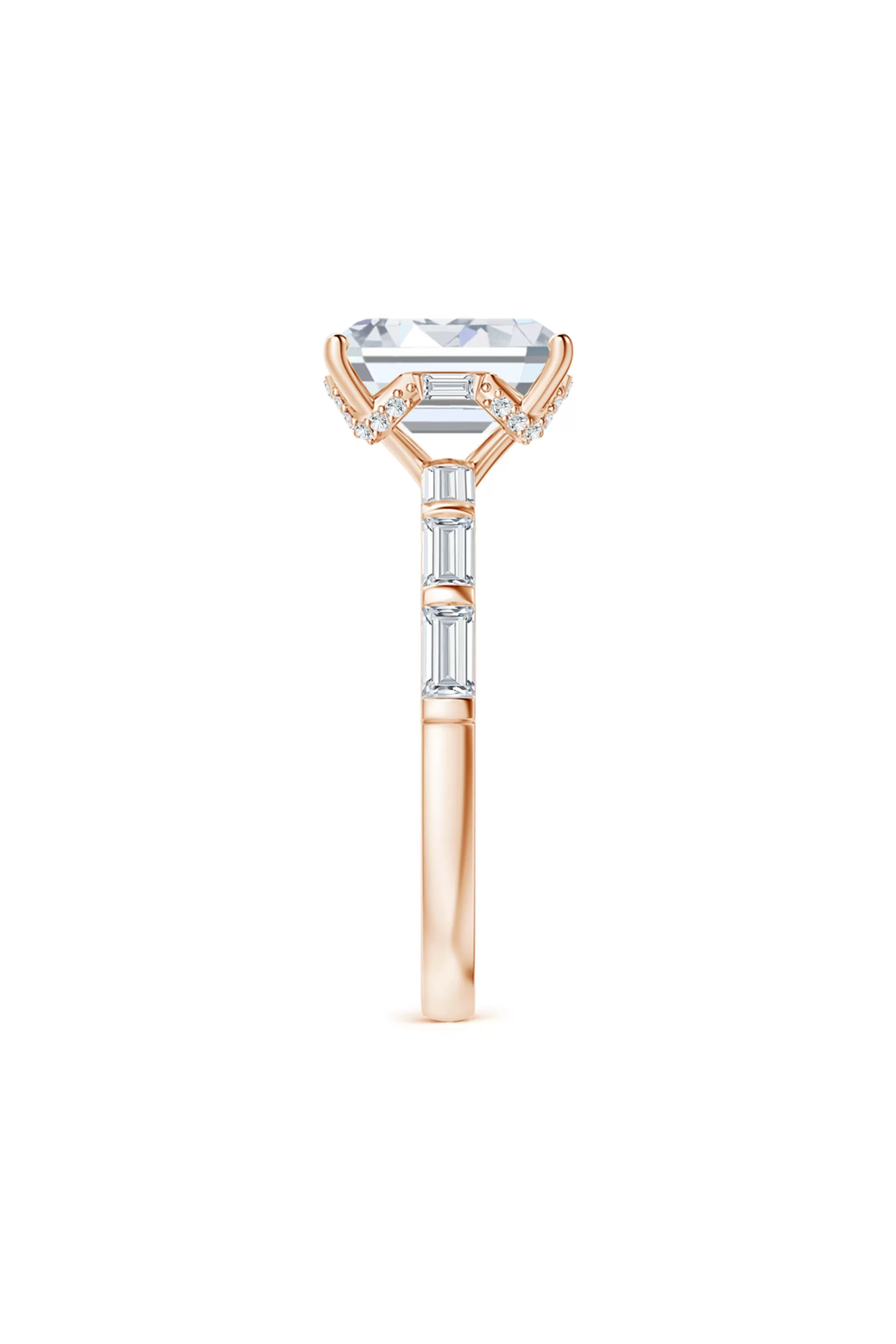 Natori Rings | Orient Express<Orient Express Lab-Grown 14K Gold & Emerald Cut Diamond Solitaire Ring