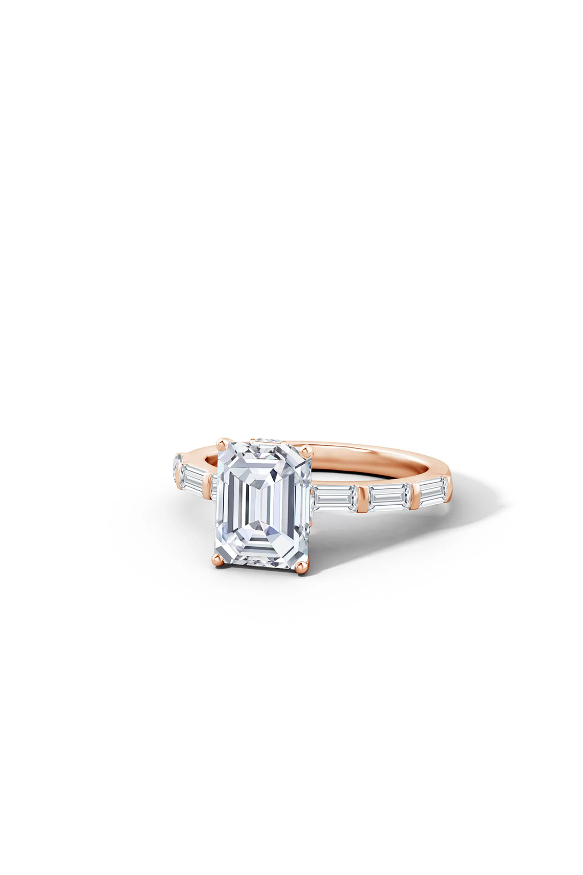Natori Rings | Orient Express<Orient Express Lab-Grown 14K Gold & Emerald Cut Diamond Solitaire Ring