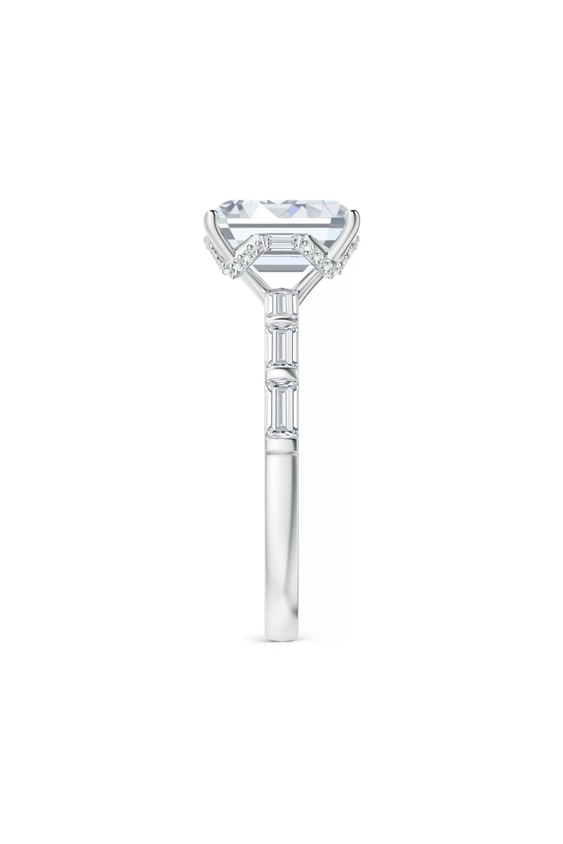 Natori Rings | Orient Express<Orient Express Lab-Grown 14K Gold & Emerald Cut Diamond Solitaire Ring