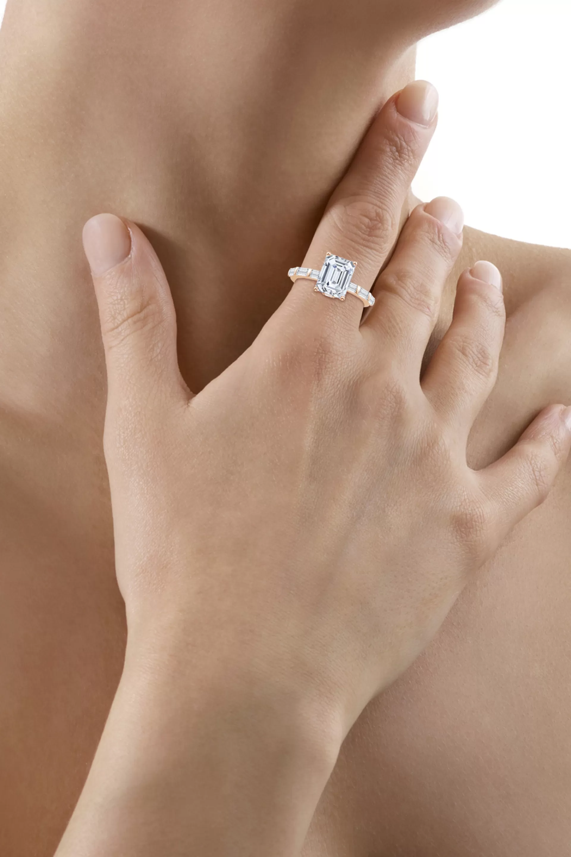 Natori Rings | Orient Express<Orient Express Lab-Grown 14K Gold & Emerald Cut Diamond Solitaire Ring