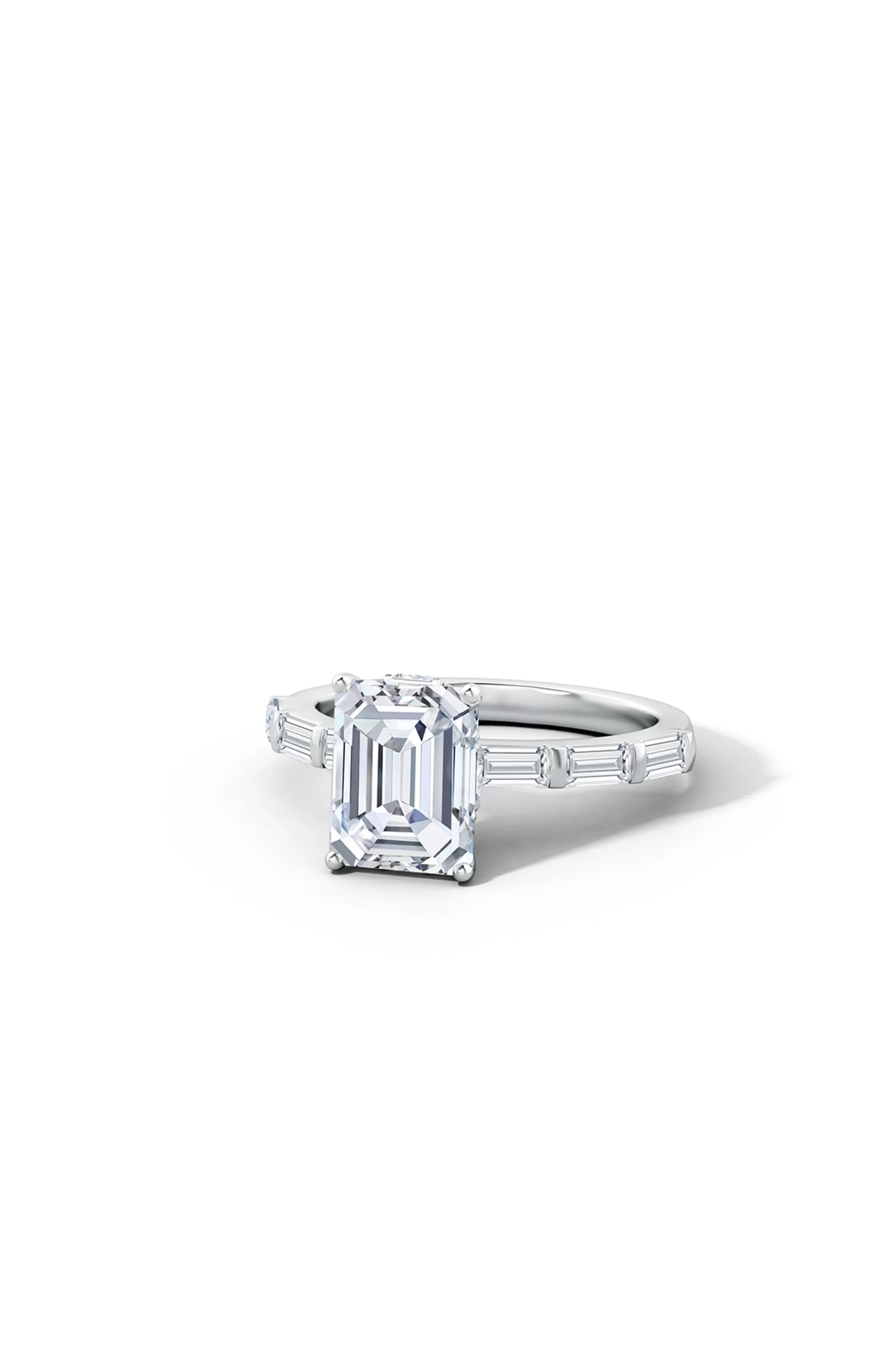 Natori Rings | Orient Express<Orient Express Lab-Grown 14K Gold & Emerald Cut Diamond Solitaire Ring