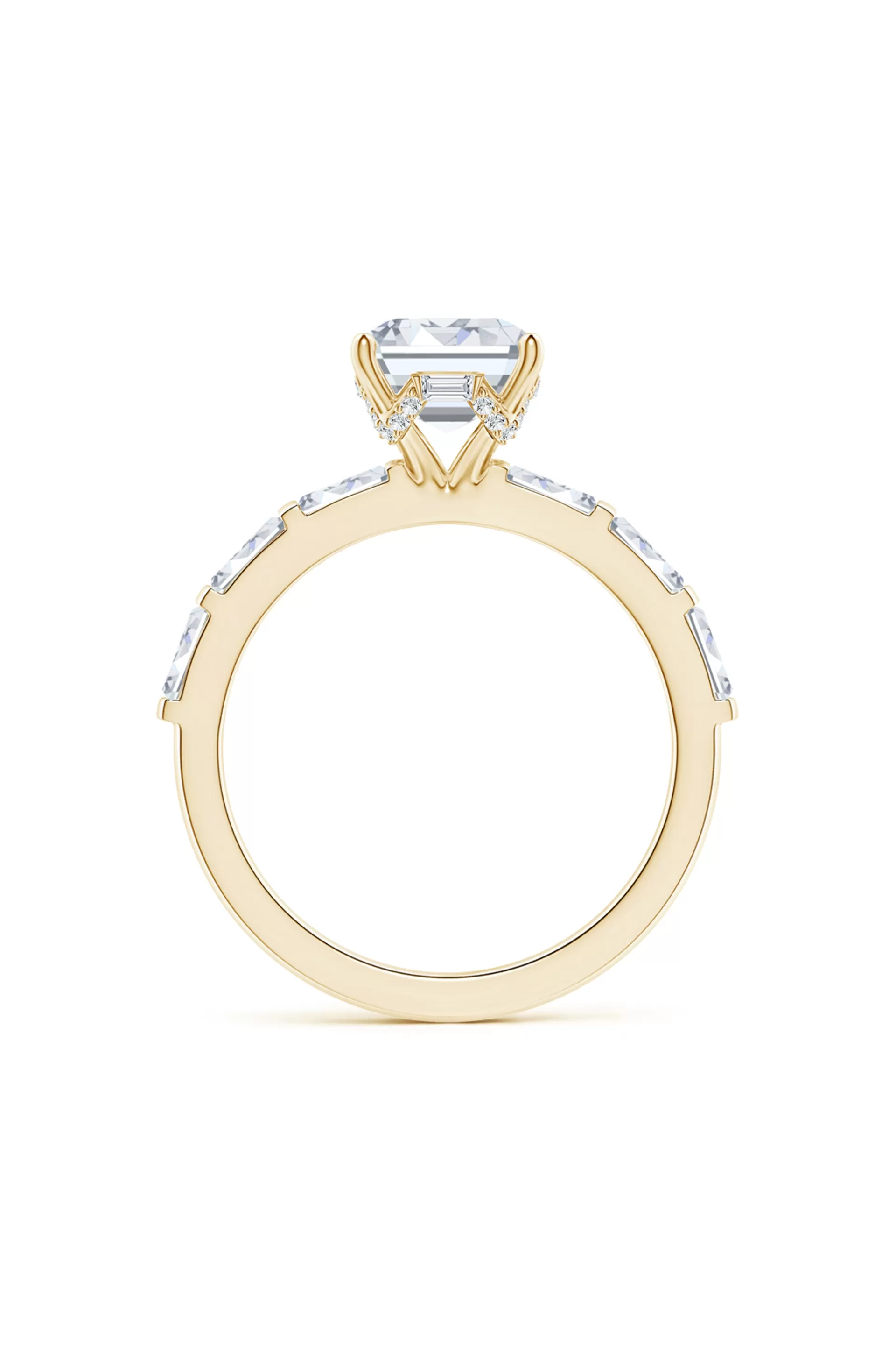 Natori Rings | Orient Express<Orient Express Lab-Grown 14K Gold & Emerald Cut Diamond Solitaire Ring