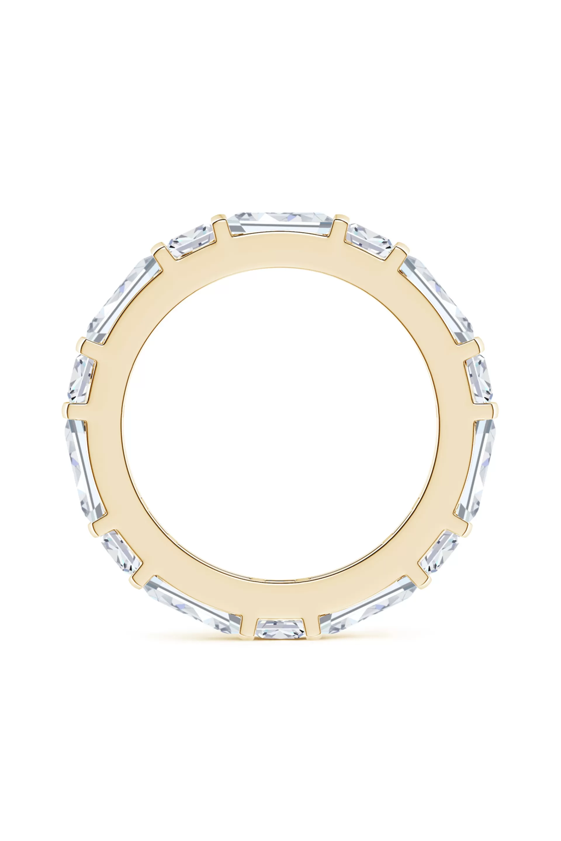 Natori Rings | Orient Express<Orient Express Lab-Grown 14K Gold Baguette & Cushion Diamond Eternity Band