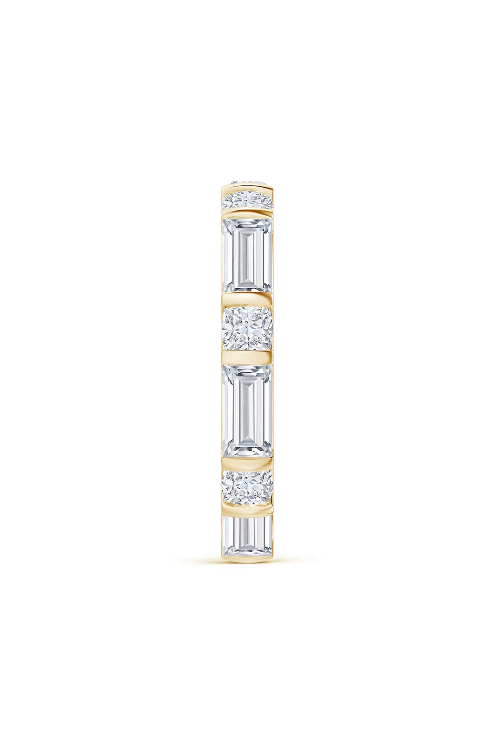Natori Rings | Orient Express<Orient Express Lab-Grown 14K Gold Baguette & Cushion Diamond Eternity Band