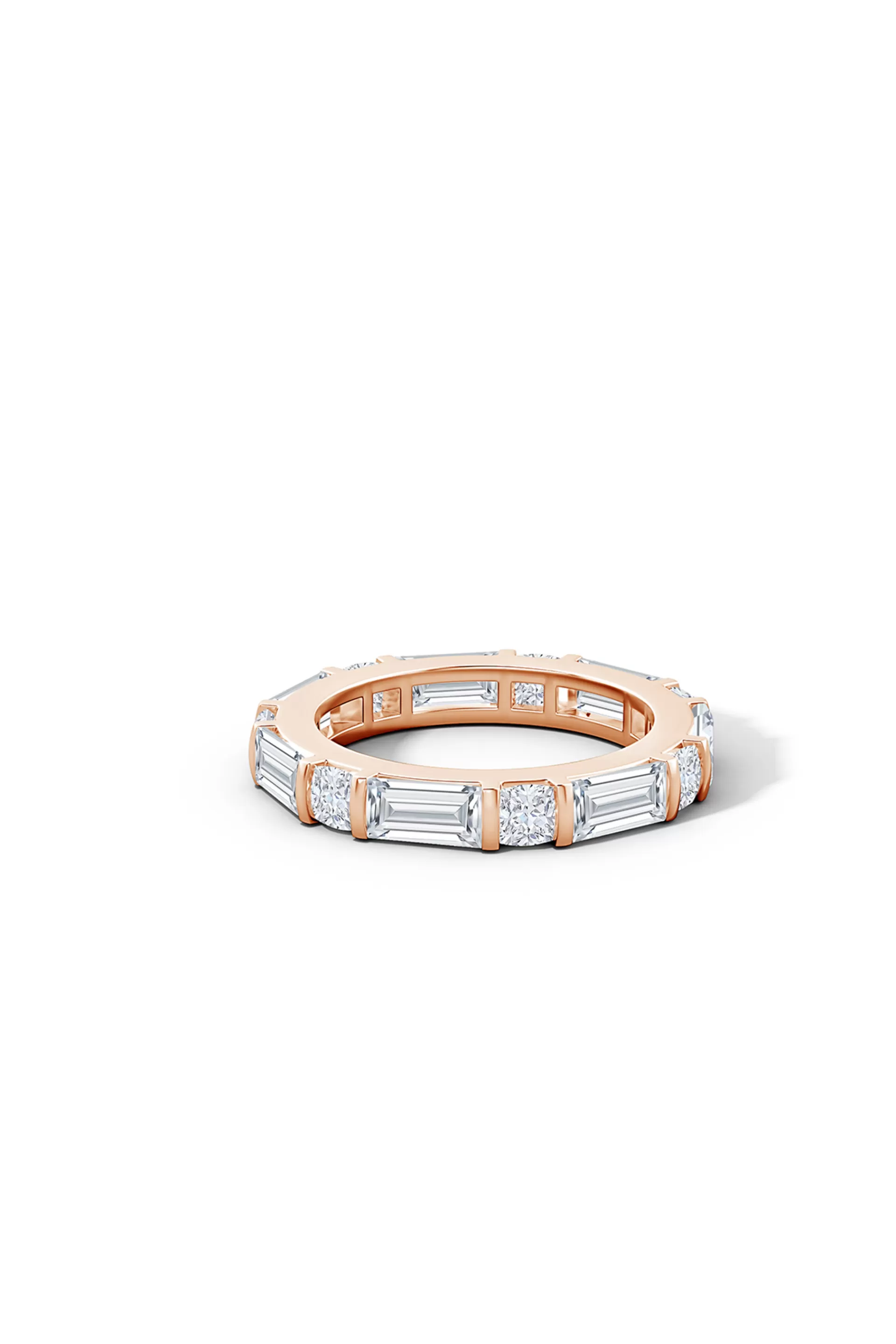 Natori Rings | Orient Express<Orient Express Lab-Grown 14K Gold Baguette & Cushion Diamond Eternity Band