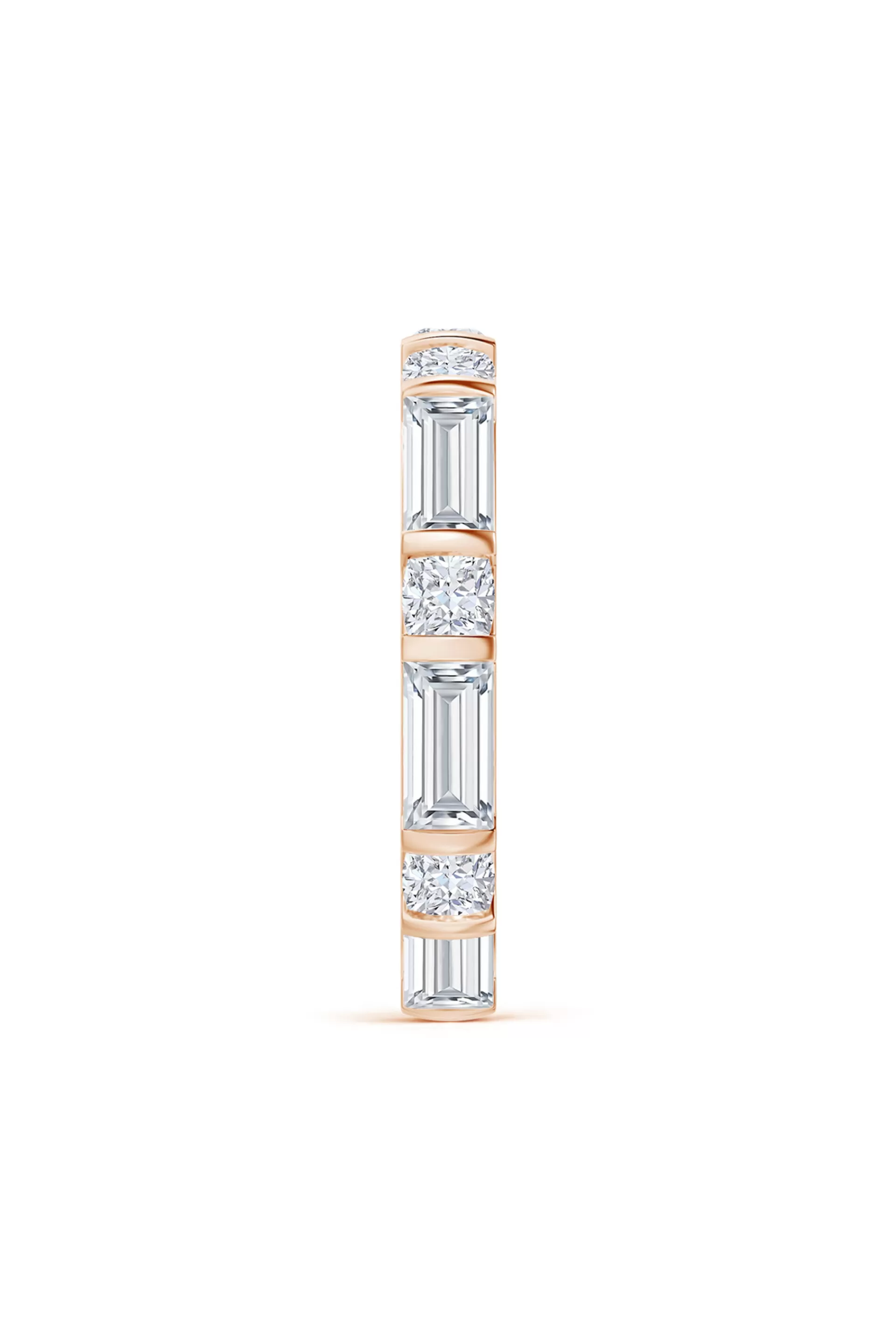 Natori Rings | Orient Express<Orient Express Lab-Grown 14K Gold Baguette & Cushion Diamond Eternity Band