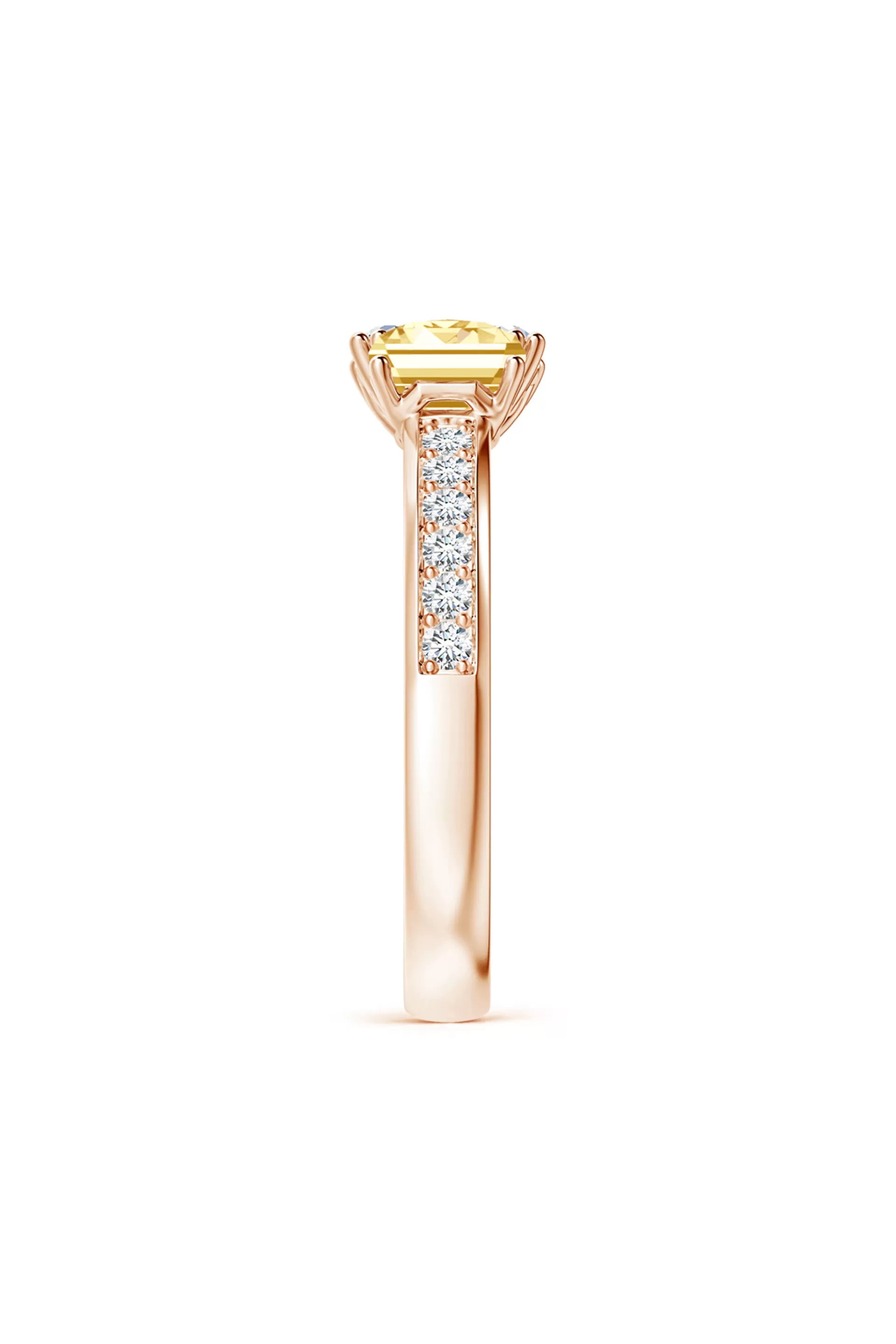 Natori Rings | Orient Express<Orient Express Lab-Grown 14K Gold With White & Yellow Diamond Two Stone Ring