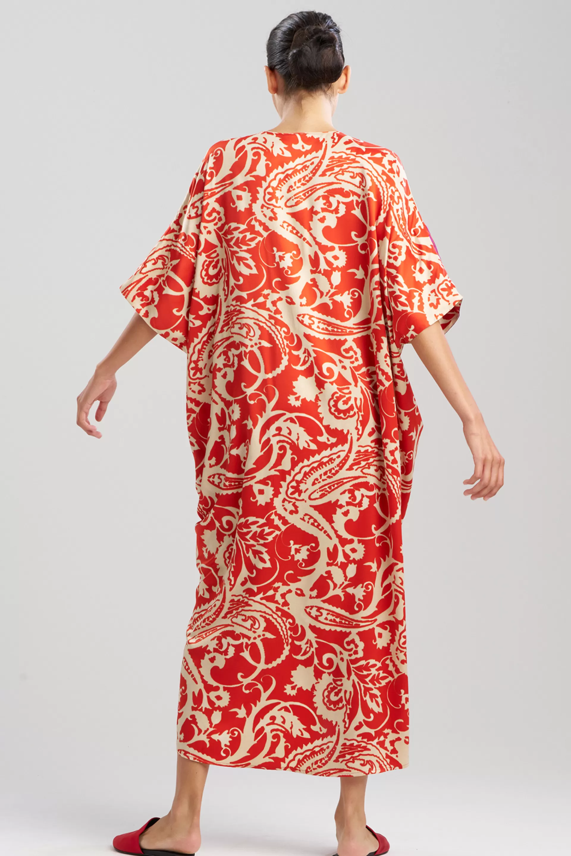 Natori Caftans | Caftan Dresses<Palace Caftan Red Orange