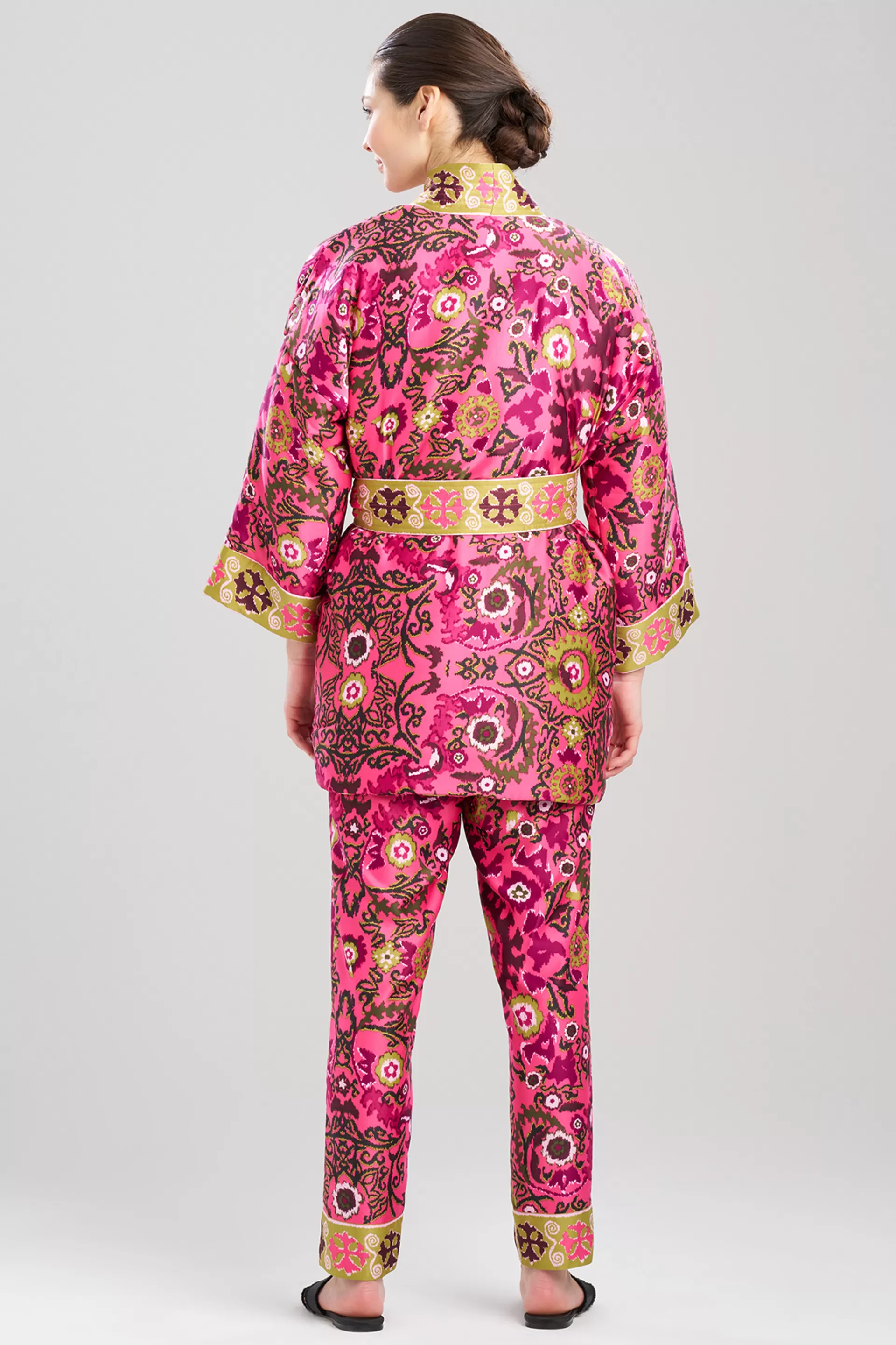 Natori Robes & Kimonos<Palazzo Wrap Fiesta Pink Combo