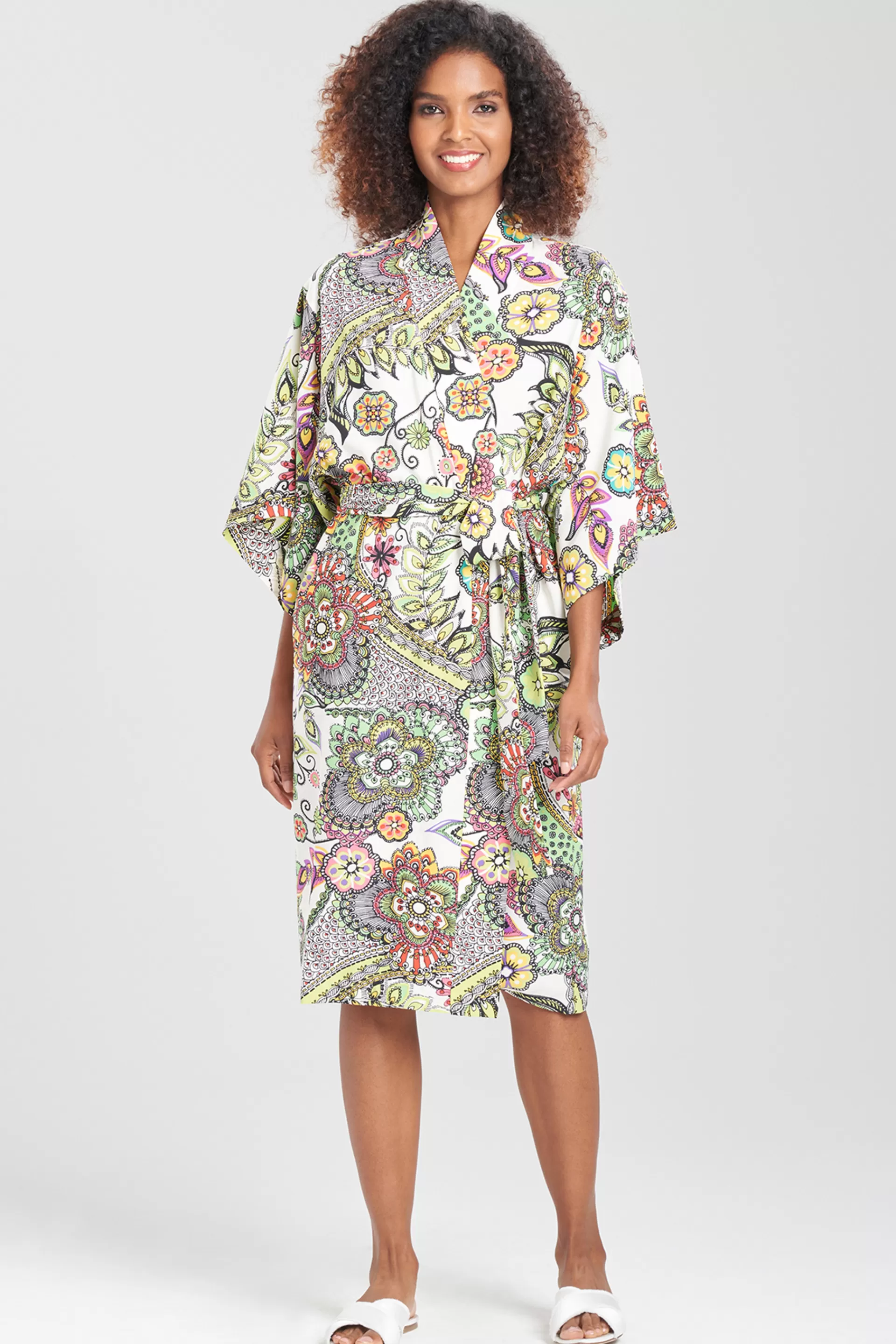 Natori Robes & Kimonos<Peizuri Robe Champagne