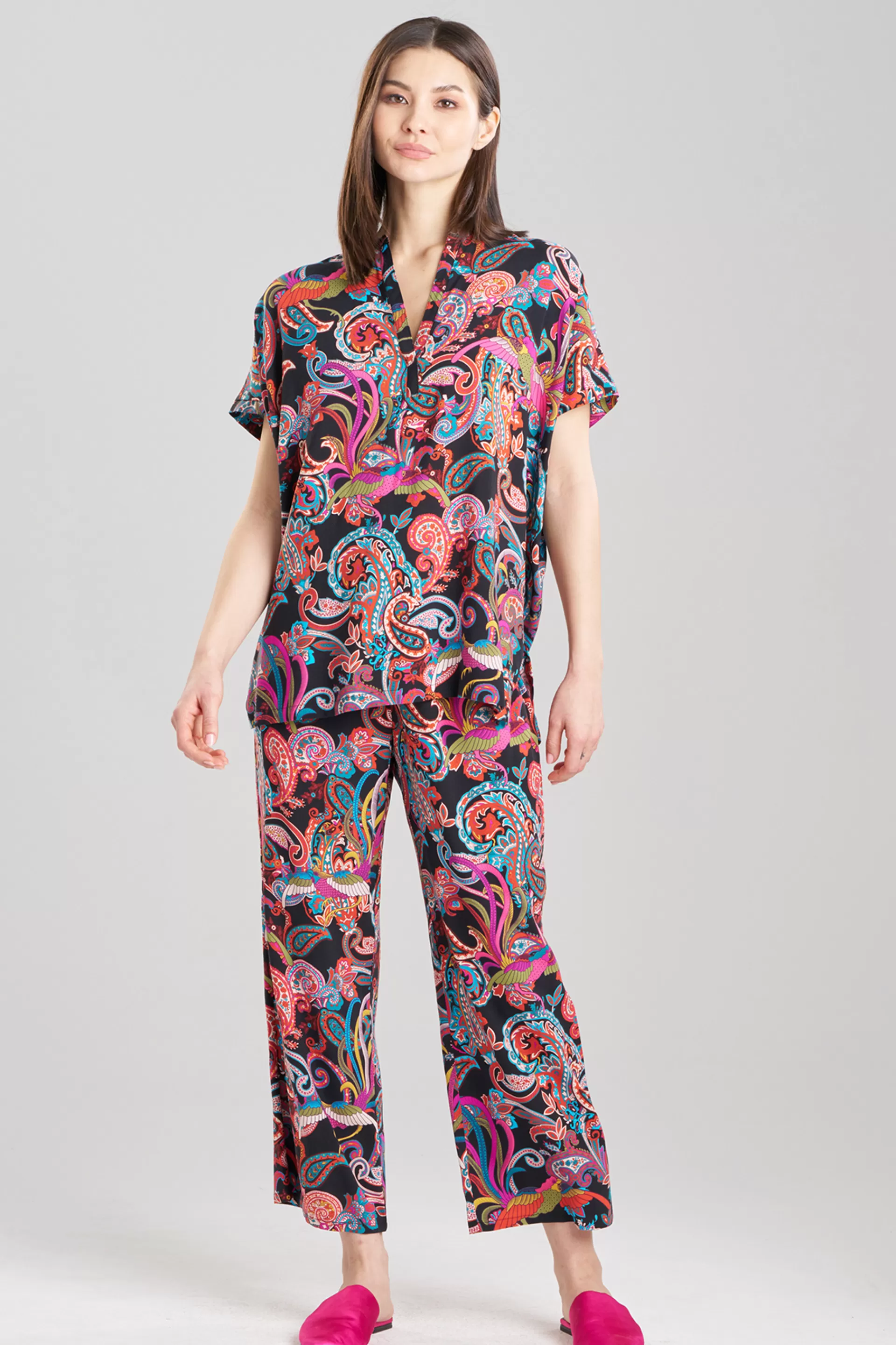 Natori Pajama Sets<Phoenix Challis PJ Black/Multi