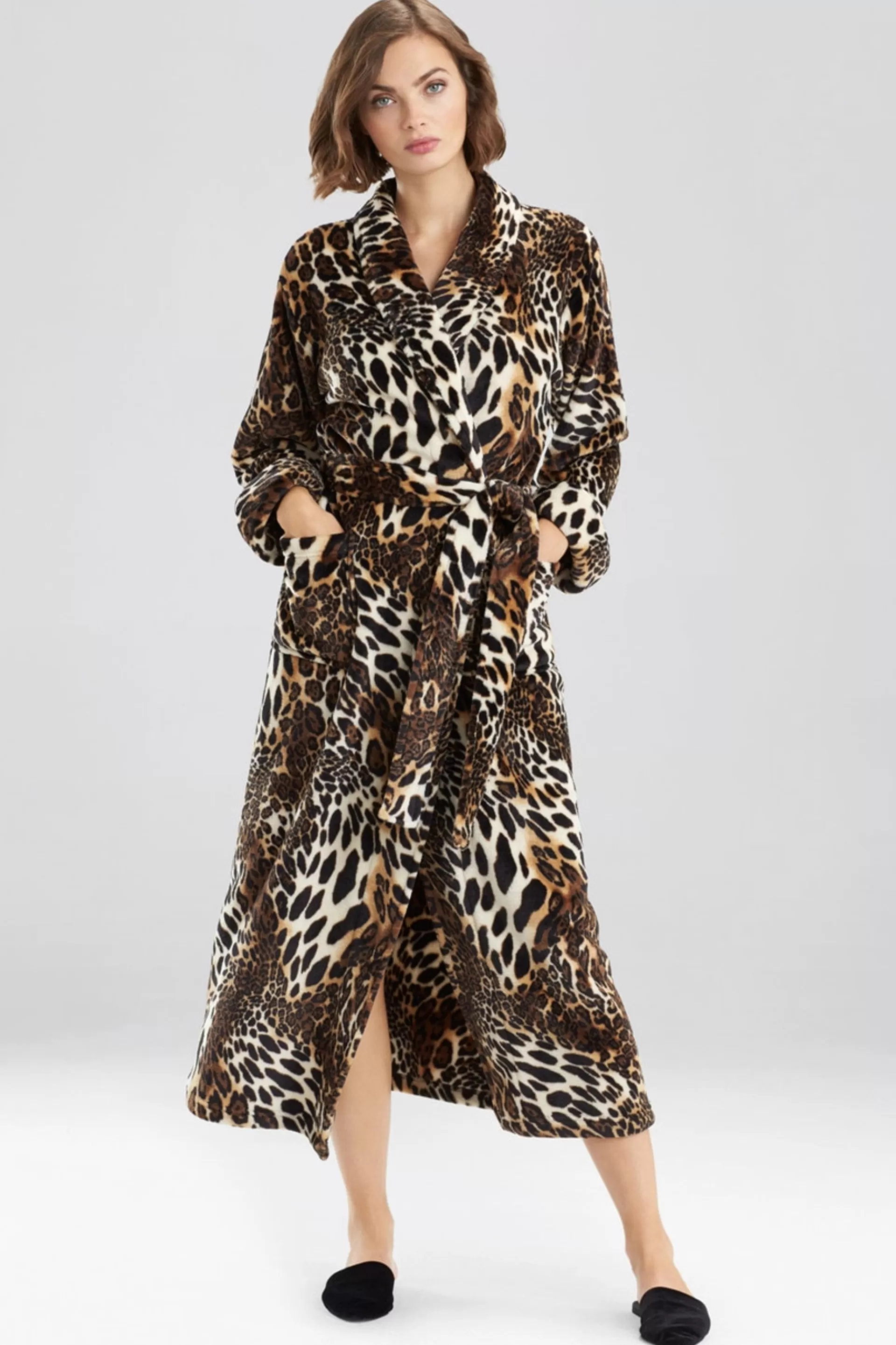 Natori Robes & Kimonos<Plush Leopard Robe