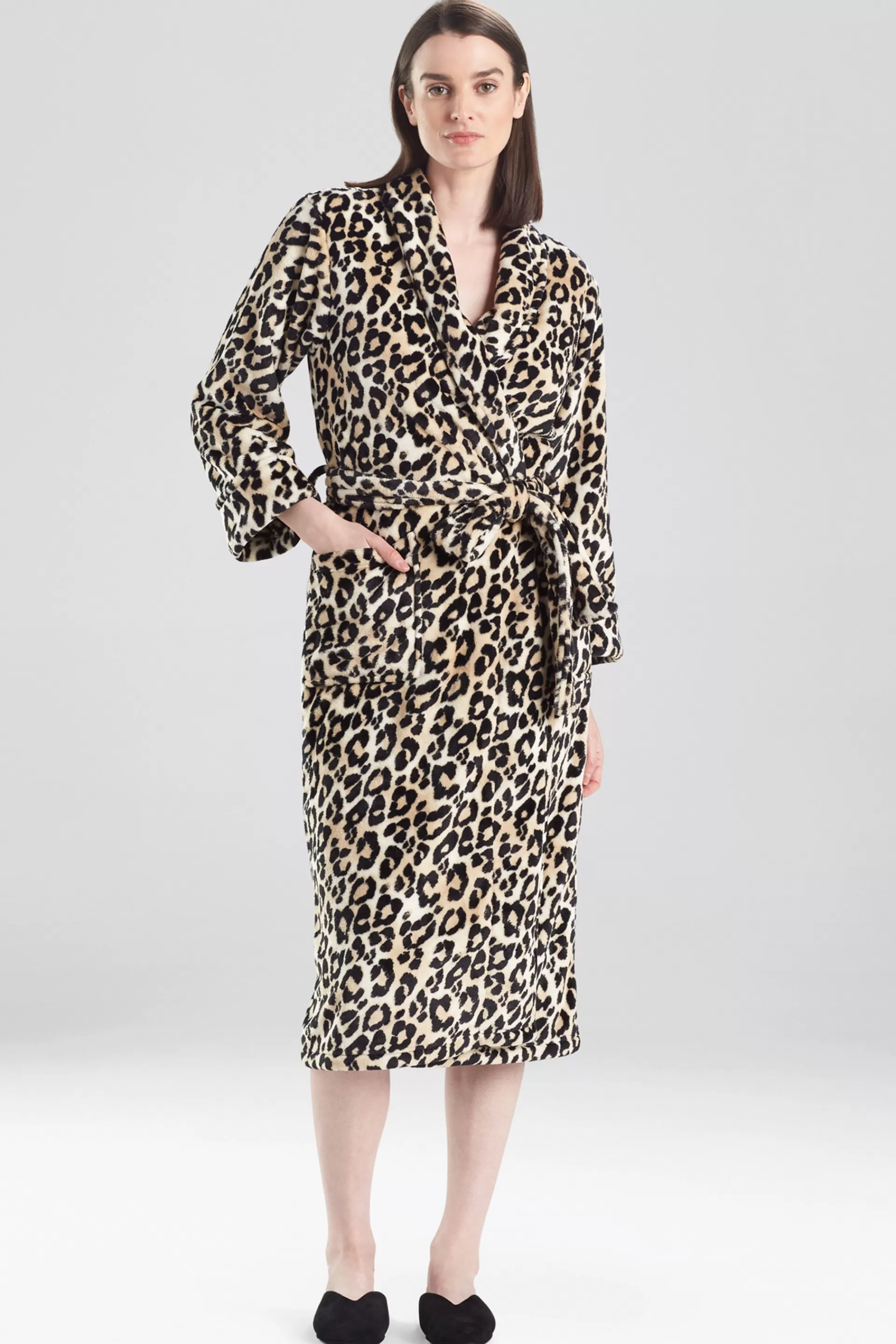 Natori Robes & Kimonos<Plush Wild Instinct Robe Natural