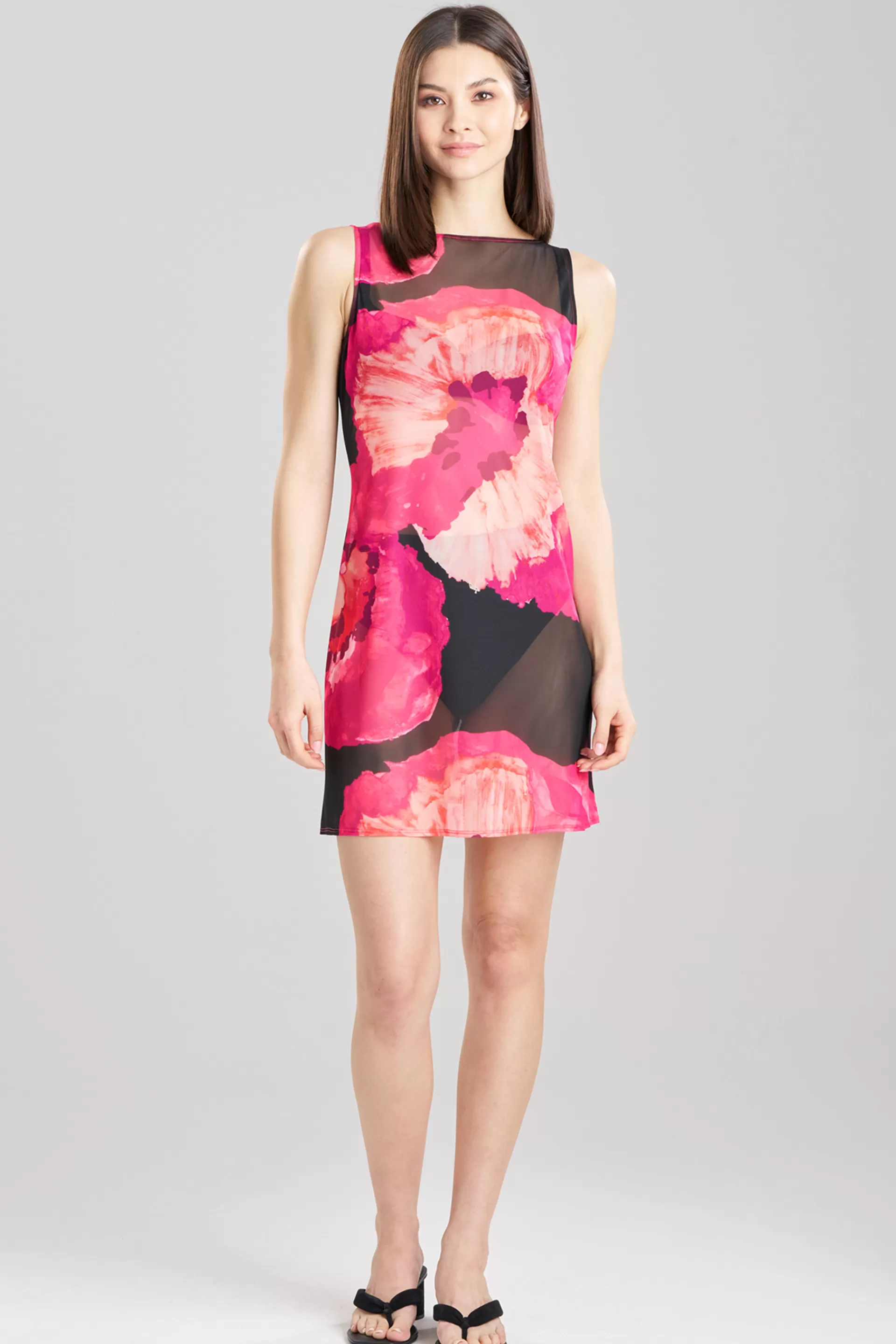 Natori Honeymoon | Beach Dresses<Poppy Sheer Cover-Up Dress Red