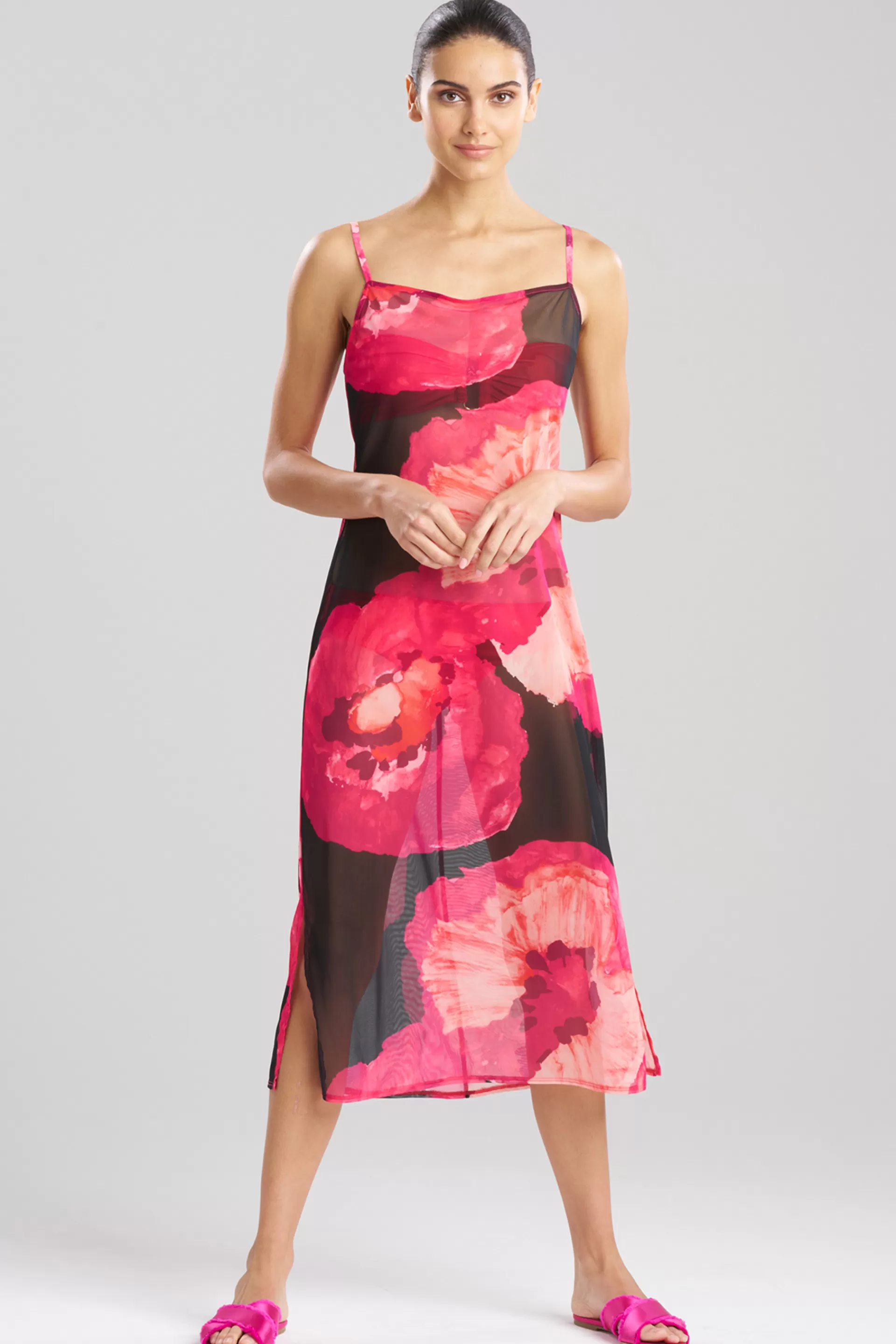 Natori Honeymoon | Beach Dresses<Poppy Sheer Dress Red