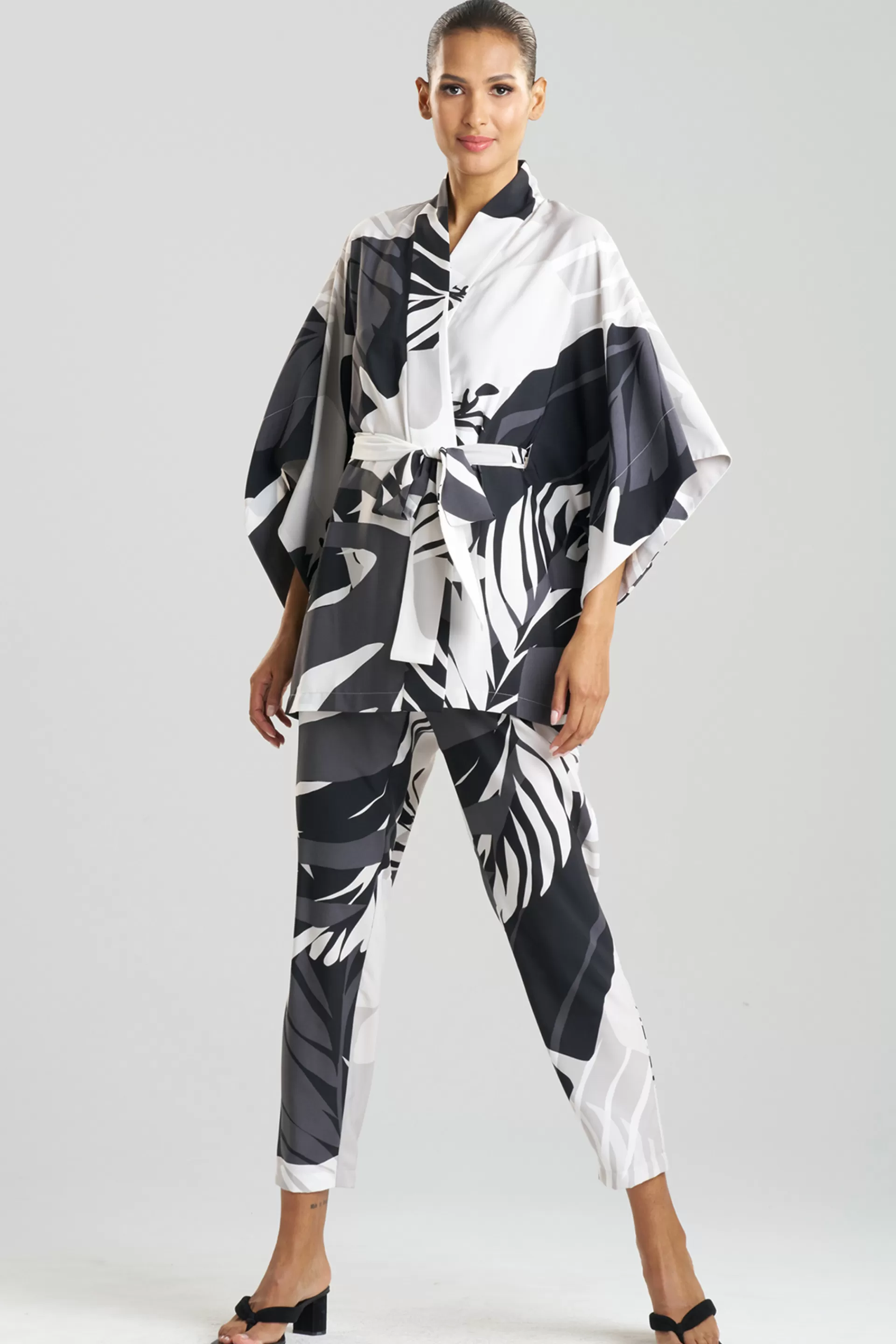 Natori Robes & Kimonos<Portofino Short Wrap Grey