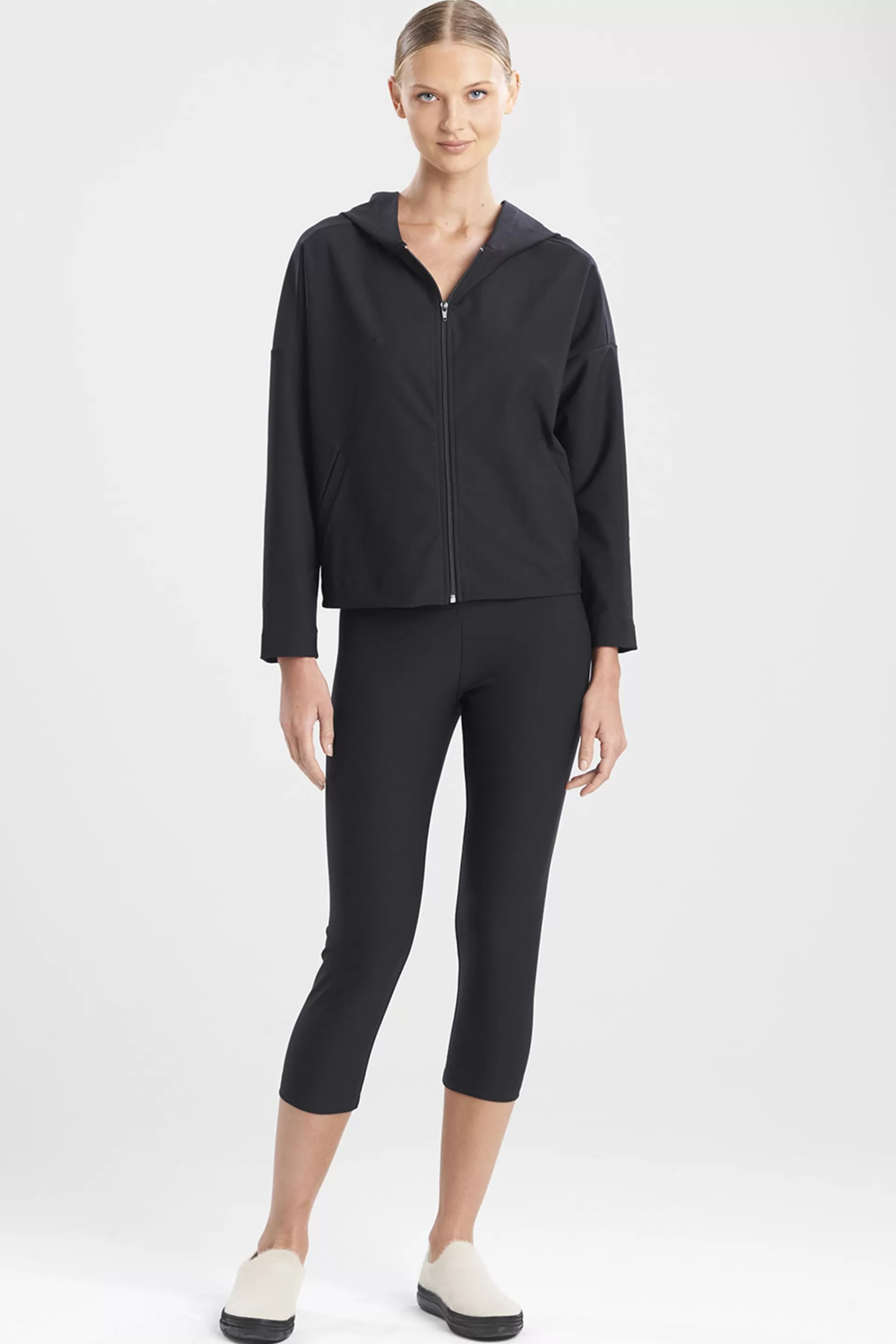 Natori Cardigans & Hoodies | Jackets & Outerwear<Power Fit Hoodie Black