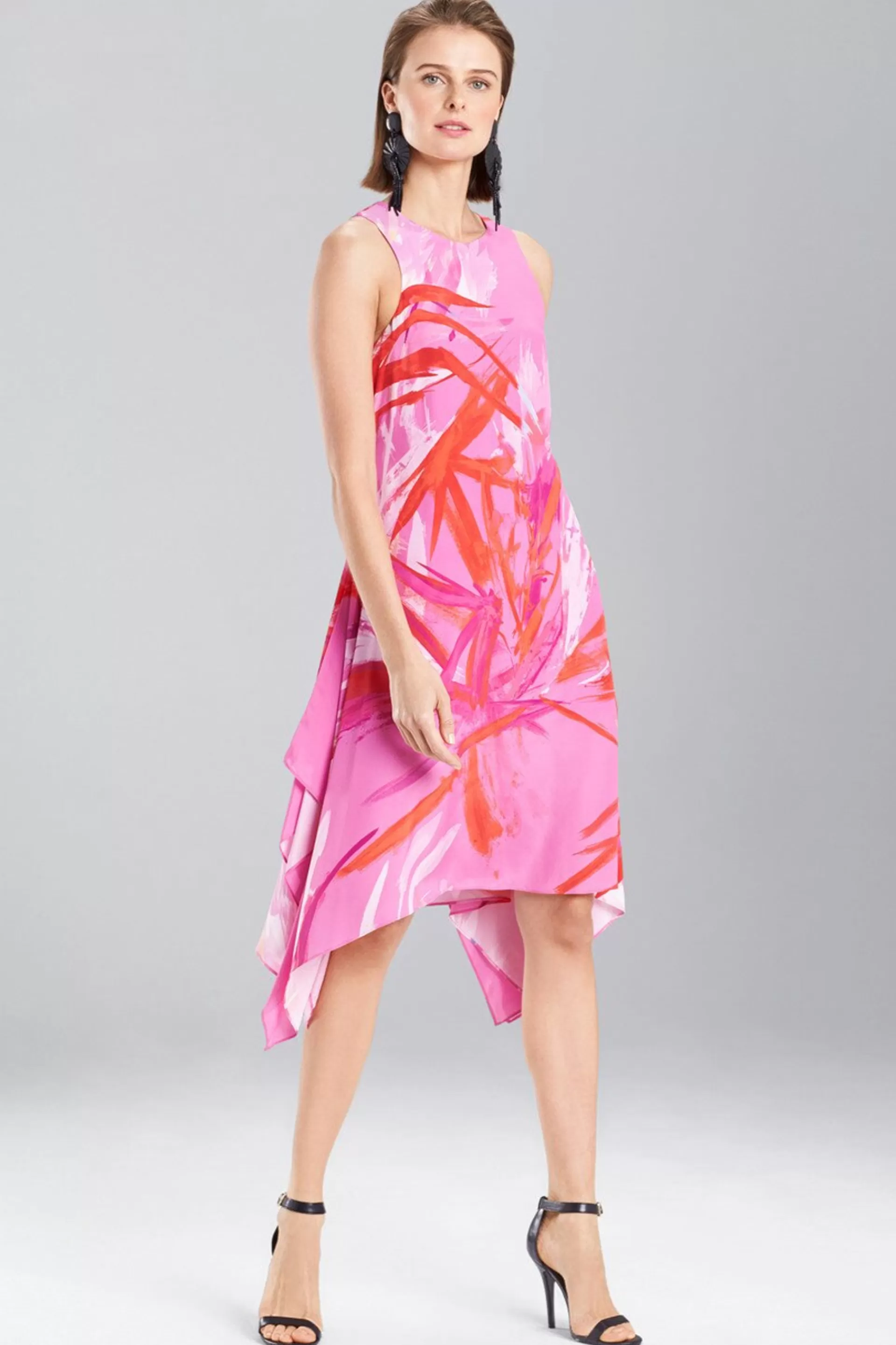 Natori Dresses<Prism Handkerchief Hem Dress Tulip