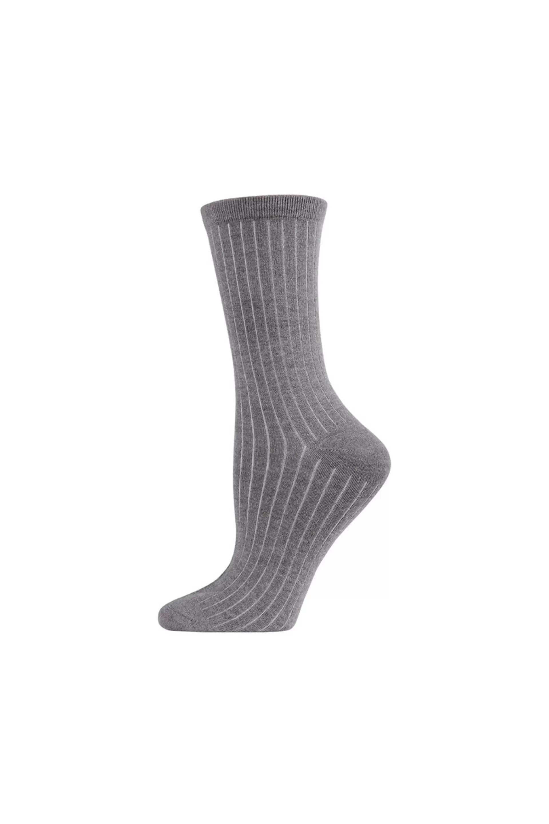 Natori Tights<Ribbed Cashmere Crew Socks