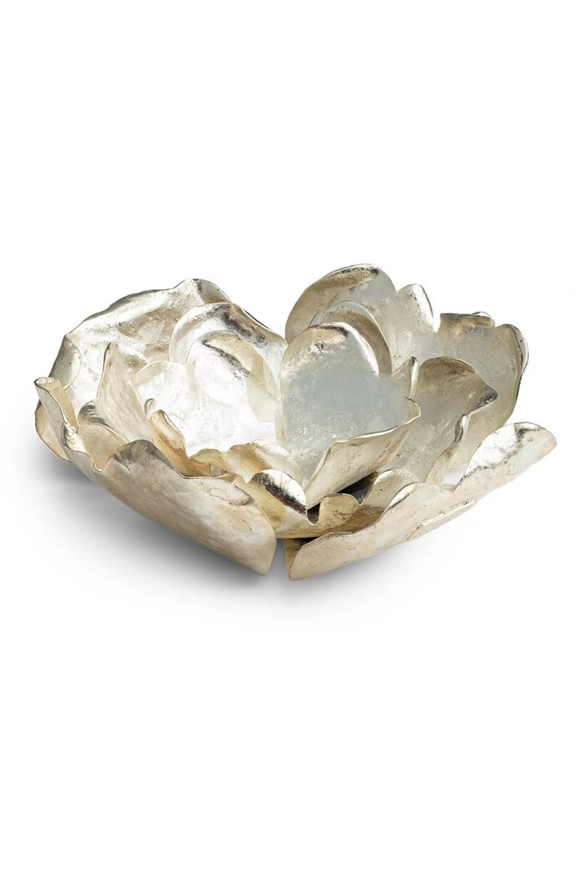 Natori Home Accents<Samar Plated Candle Holder Silver