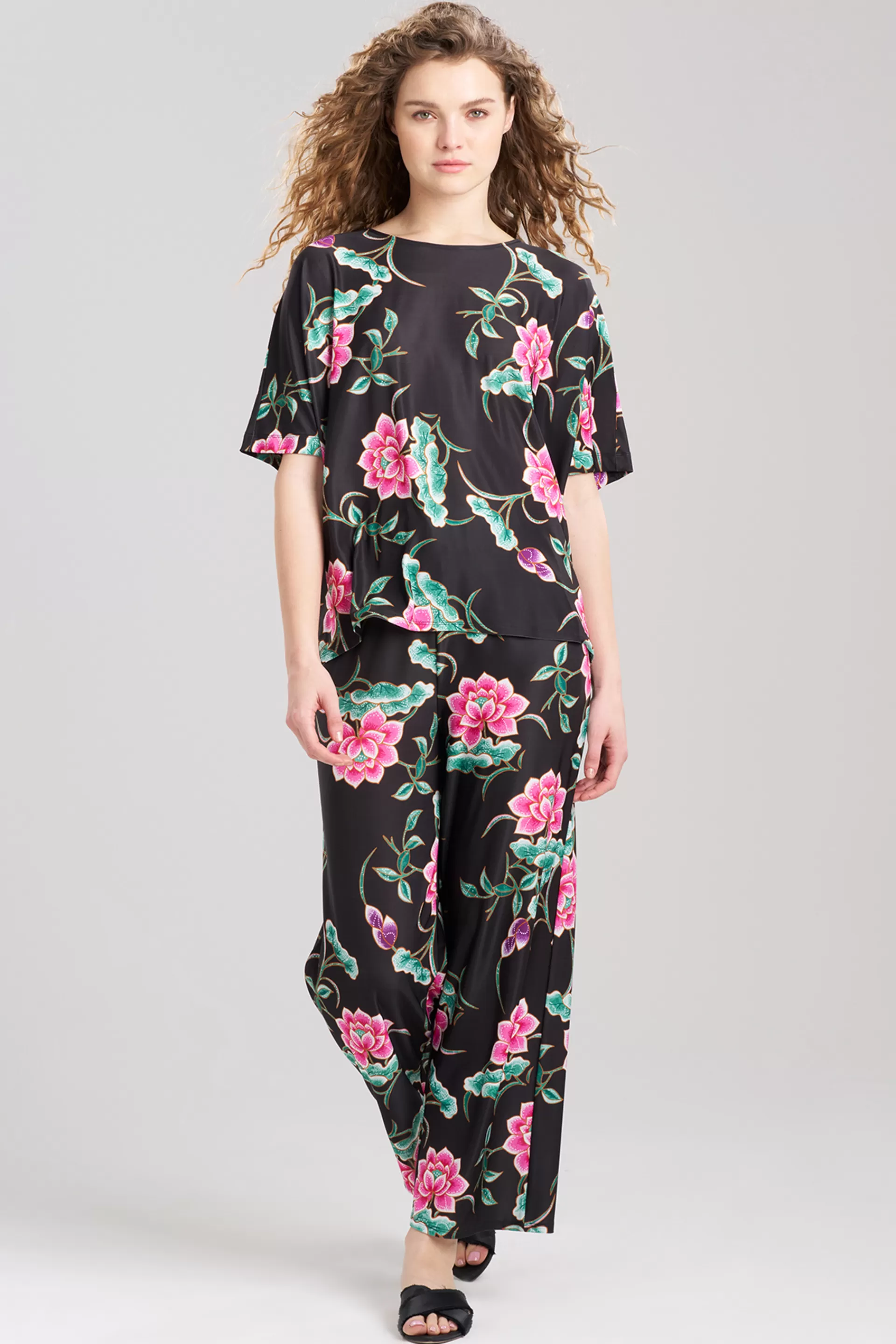 Natori Pajama Sets<Sarasa Slinky Boat Neck PJ