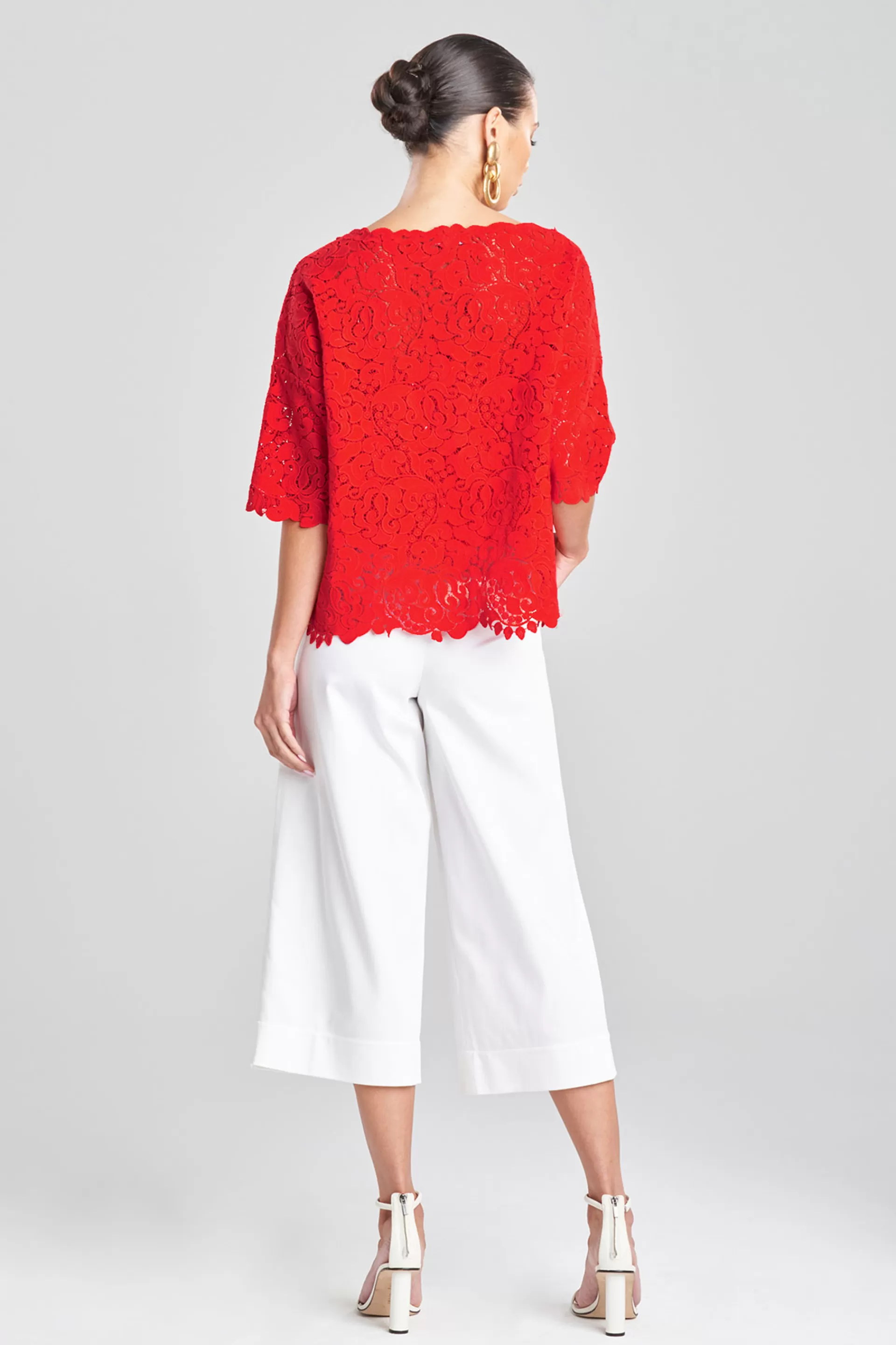 Natori Tops, Shirts & Tunics<Scroll Guipure Lace Top