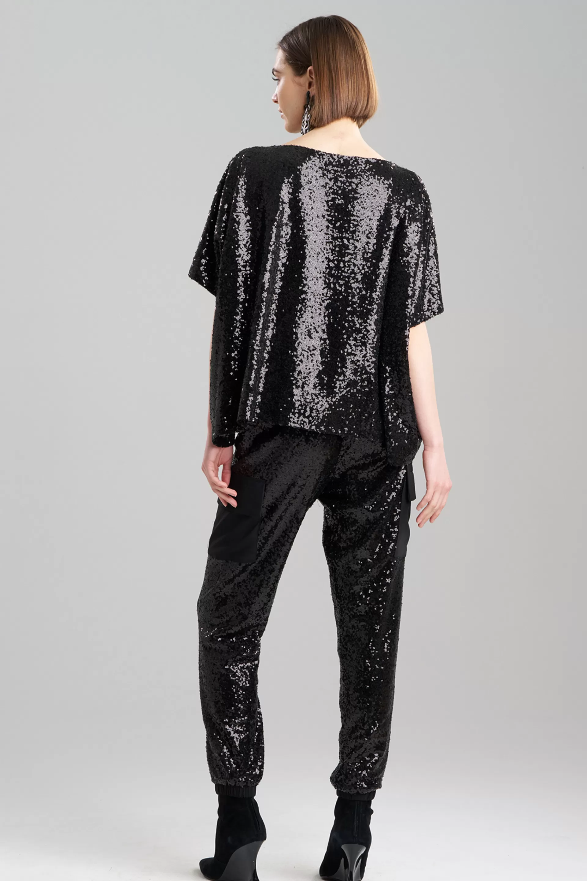 Natori Tops, Shirts & Tunics<Sequins Top Black