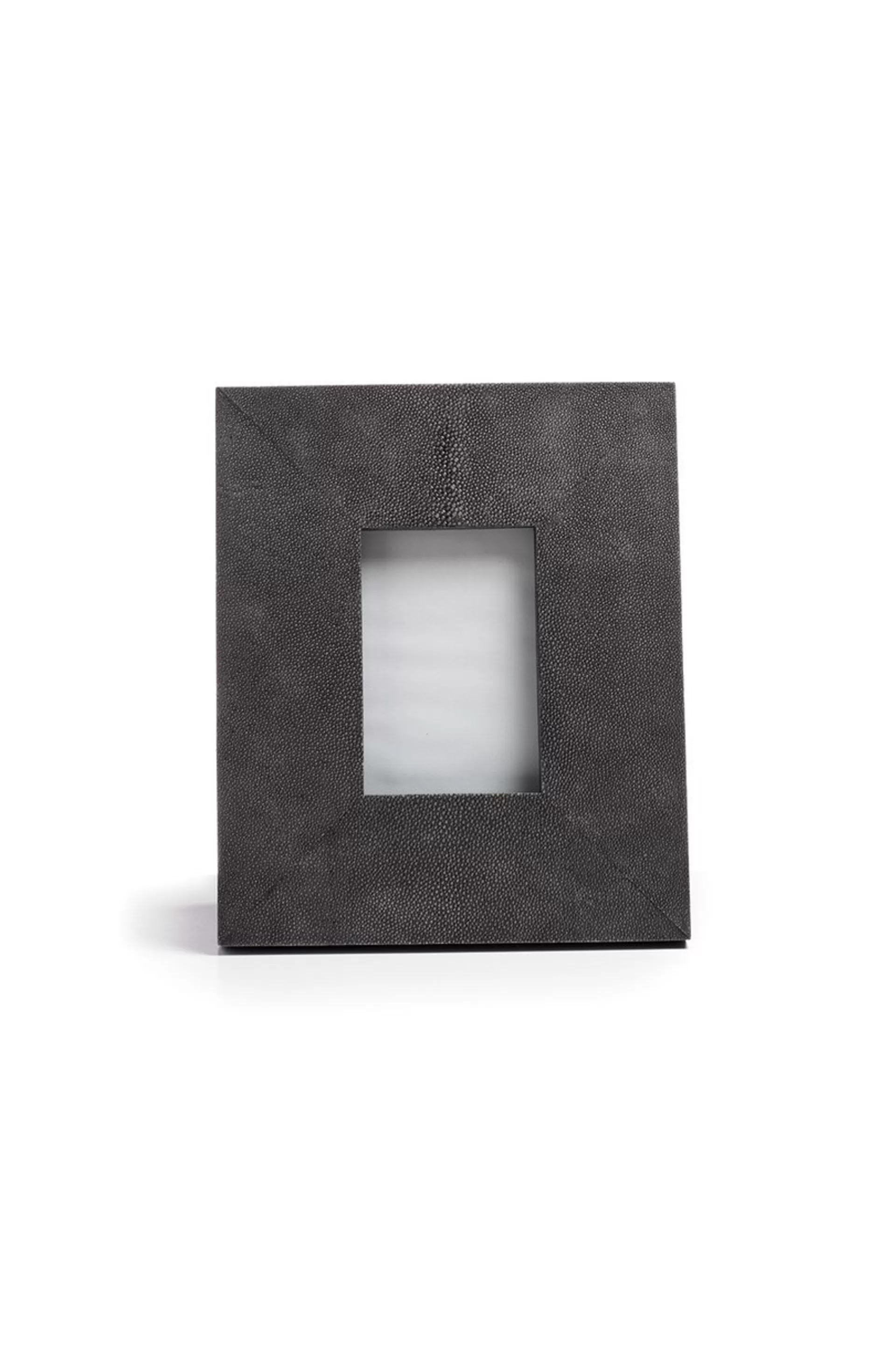 Natori Home Accents<Shagreen Single Photo Frame Black