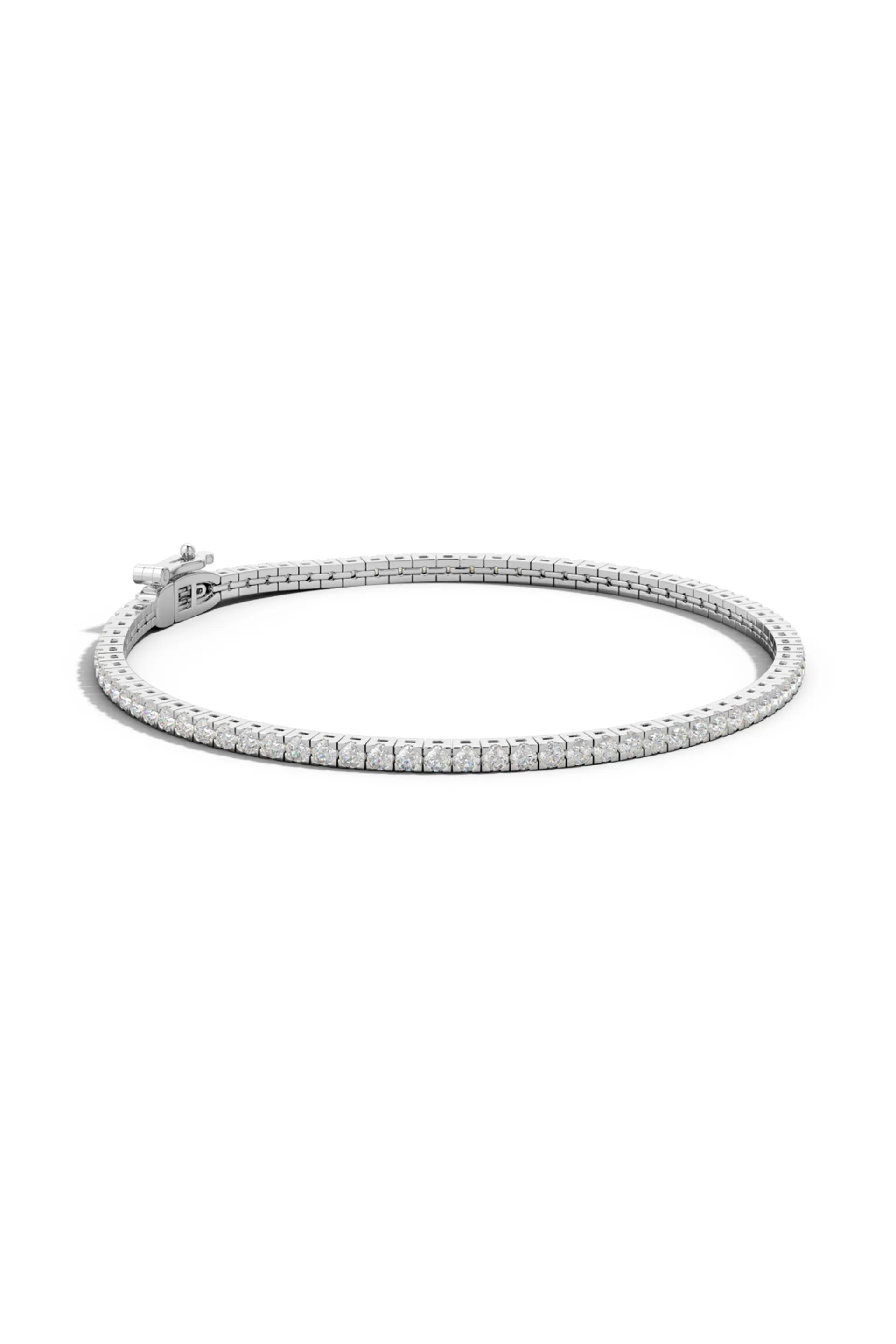 Natori Bracelets | Shangri-La<Shangri-La 14K Gold And Diamond Tennis Bracelet 14K White Gold