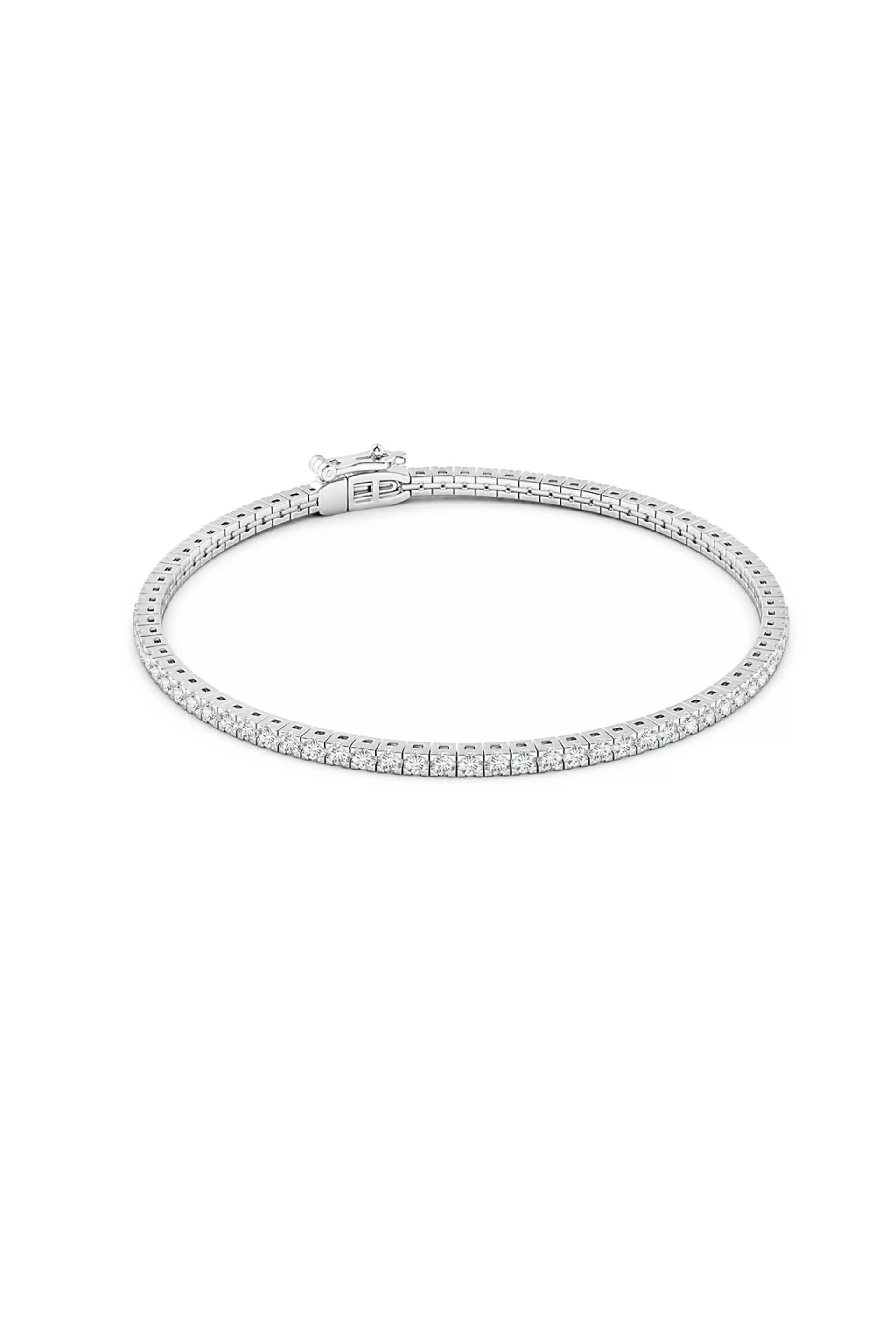 Natori Bracelets | Shangri-La<Shangri-La 14K Gold And Diamond Tennis Bracelet 14K White Gold