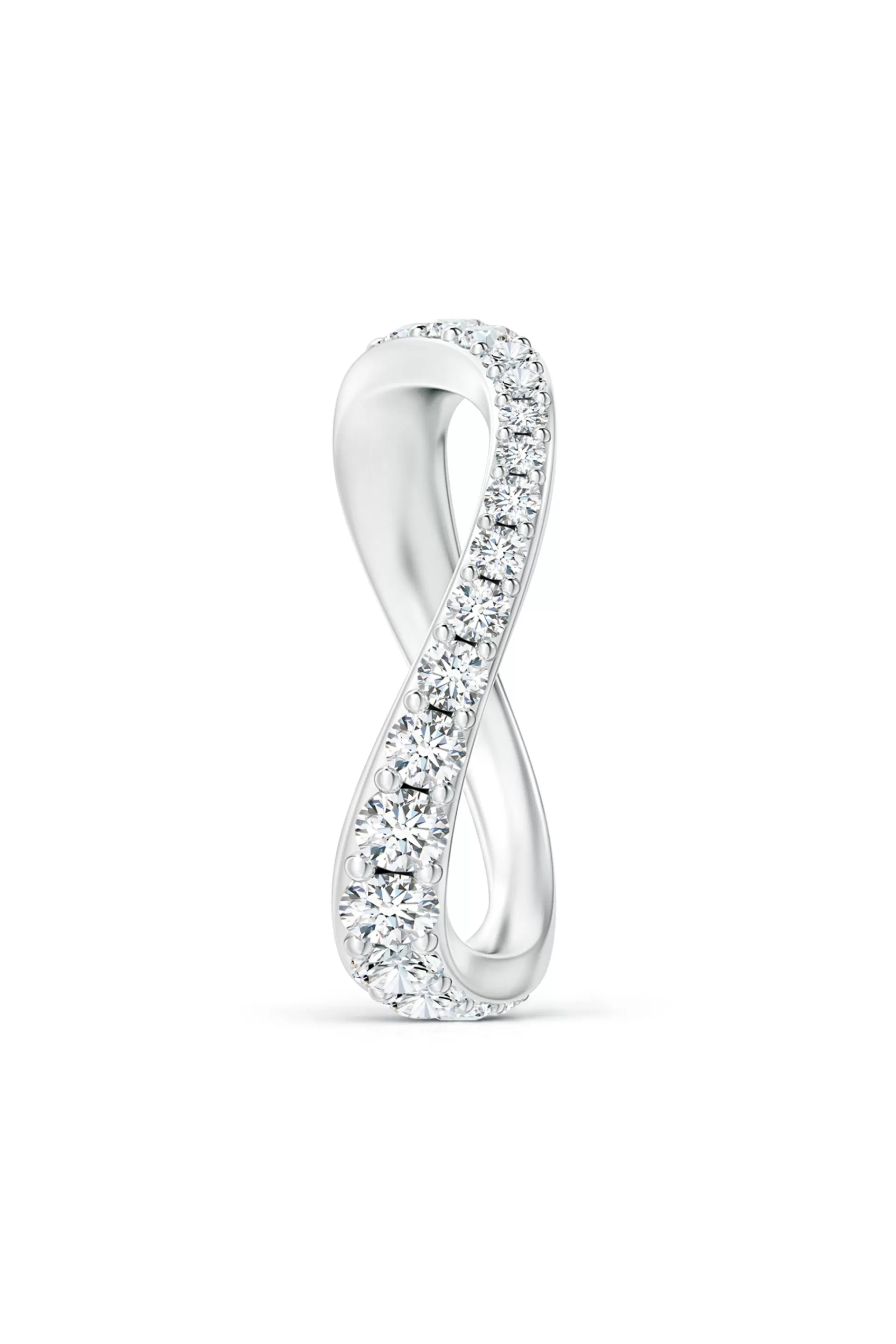 Natori Rings | Shangri-La<Shangri-La Brushstroke 14K Gold And Diamond Full Eternity Stacking Ring