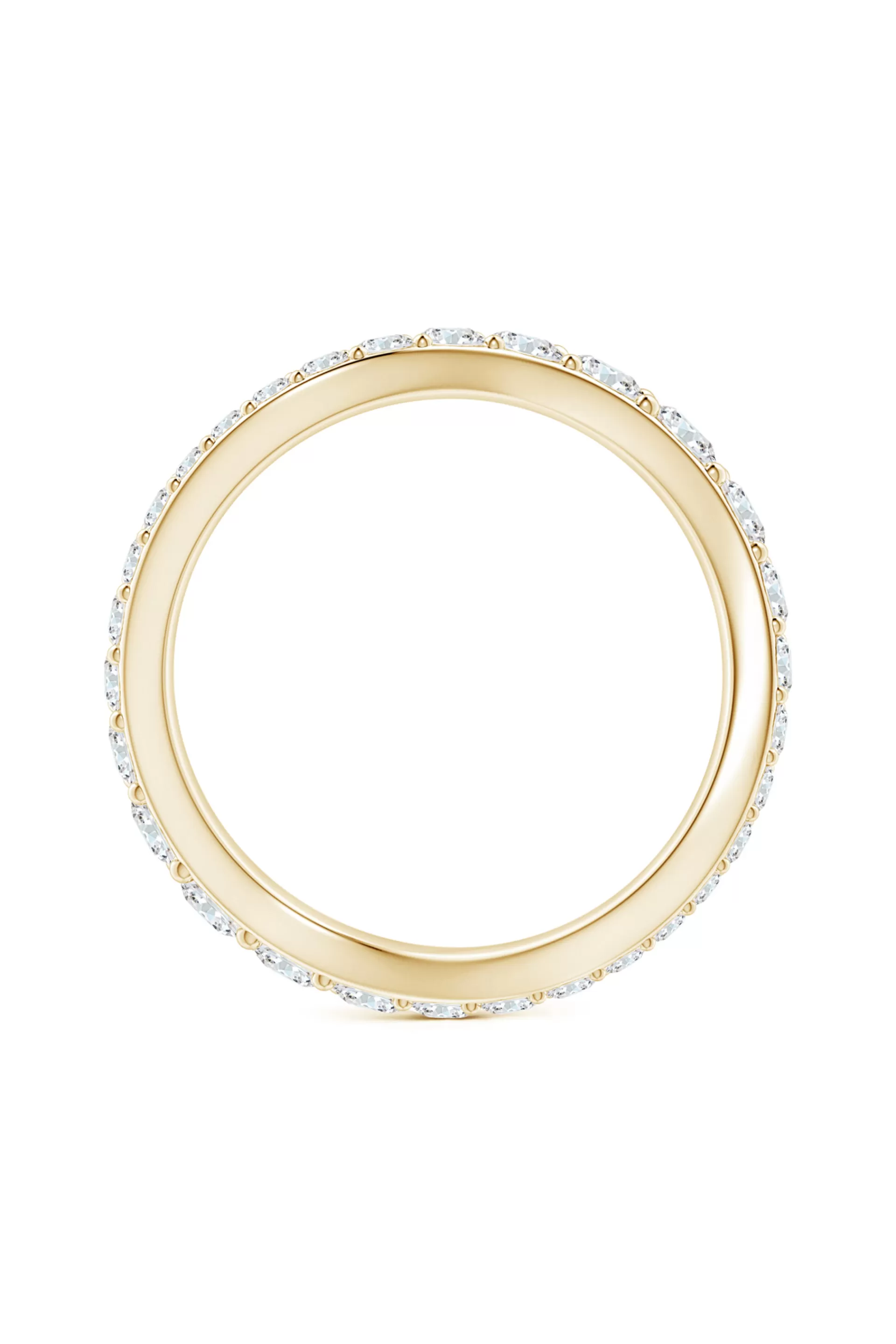 Natori Rings | Shangri-La<Shangri-La Brushstroke 14K Gold And Diamond Full Eternity Stacking Ring