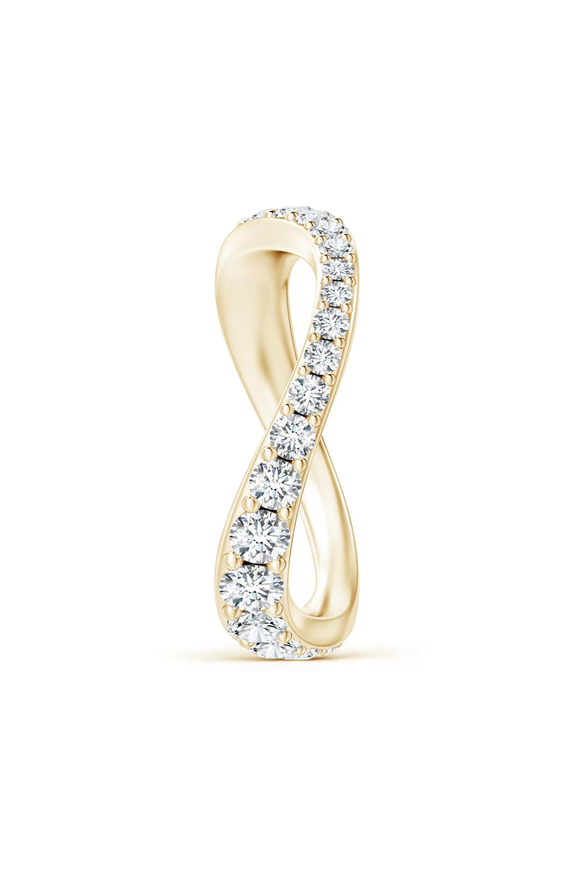 Natori Rings | Shangri-La<Shangri-La Brushstroke 14K Gold And Diamond Full Eternity Stacking Ring