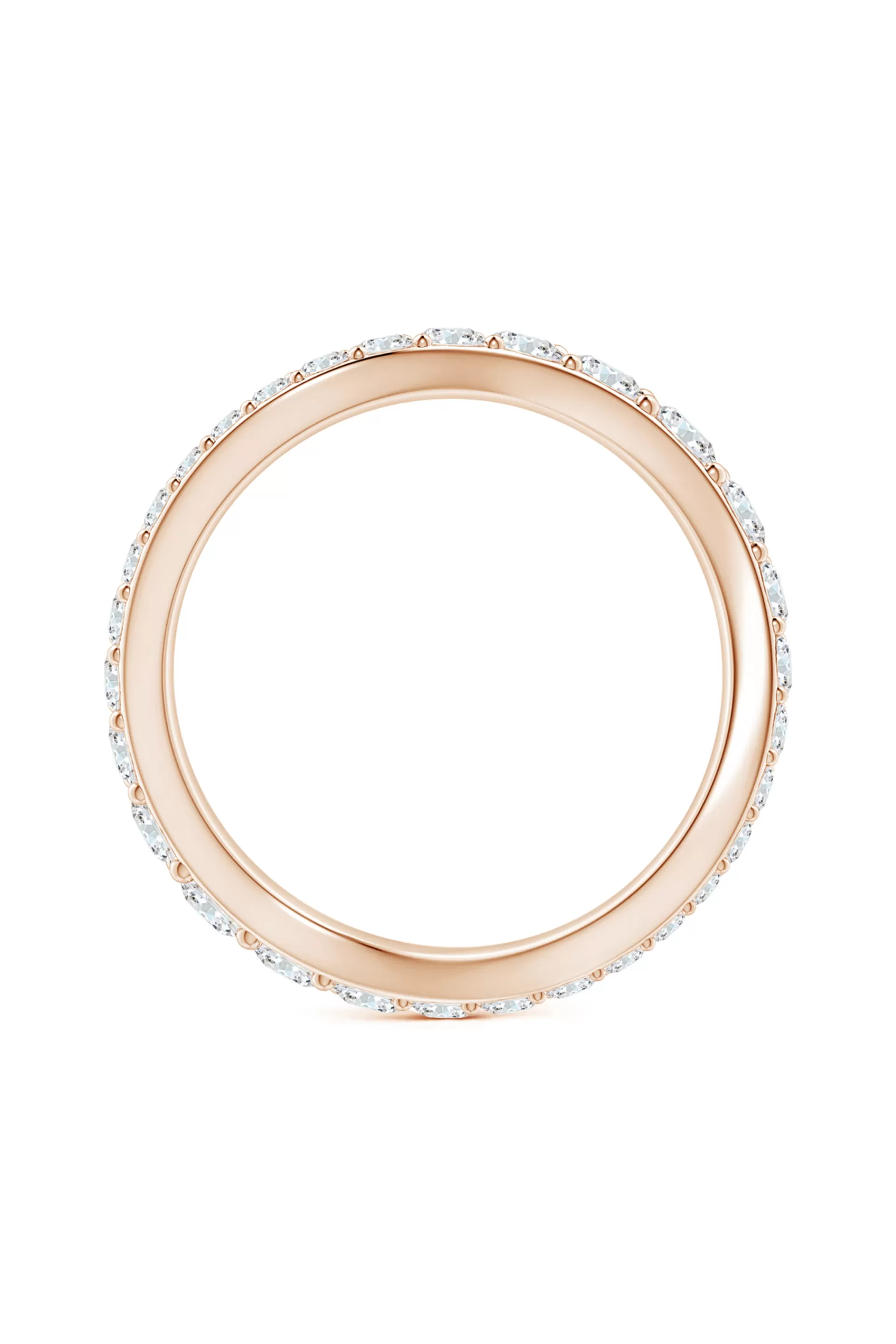 Natori Rings | Shangri-La<Shangri-La Brushstroke 14K Gold And Diamond Full Eternity Stacking Ring