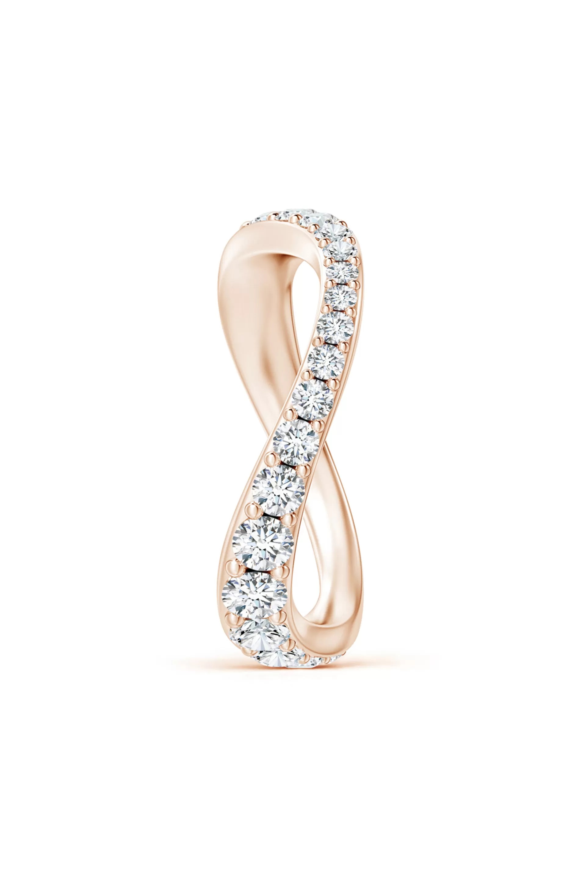 Natori Rings | Shangri-La<Shangri-La Brushstroke 14K Gold And Diamond Full Eternity Stacking Ring