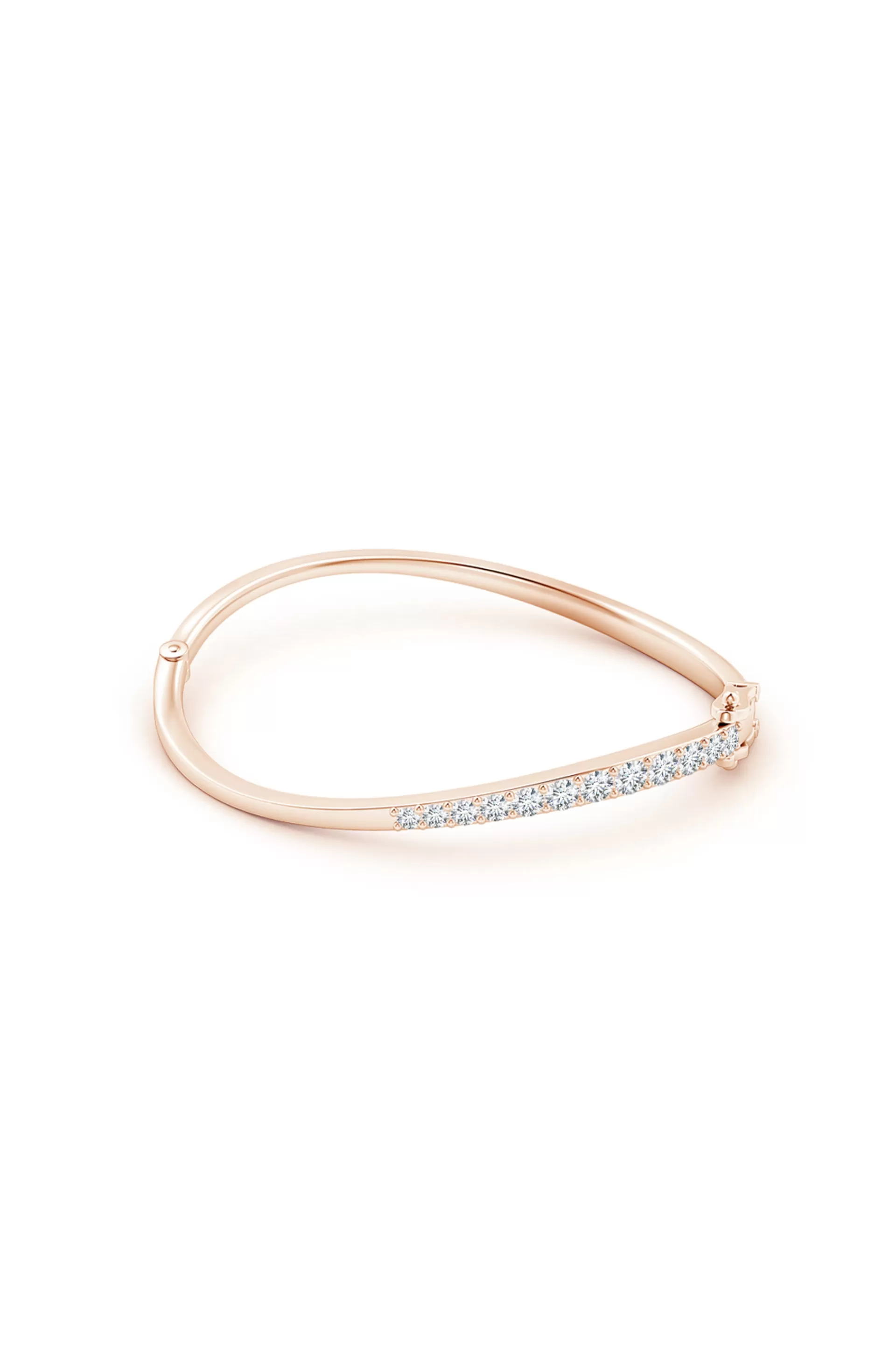 Natori Bracelets | Shangri-La<Shangri-La Brushstroke 14K Gold And Diamond Half Bracelet