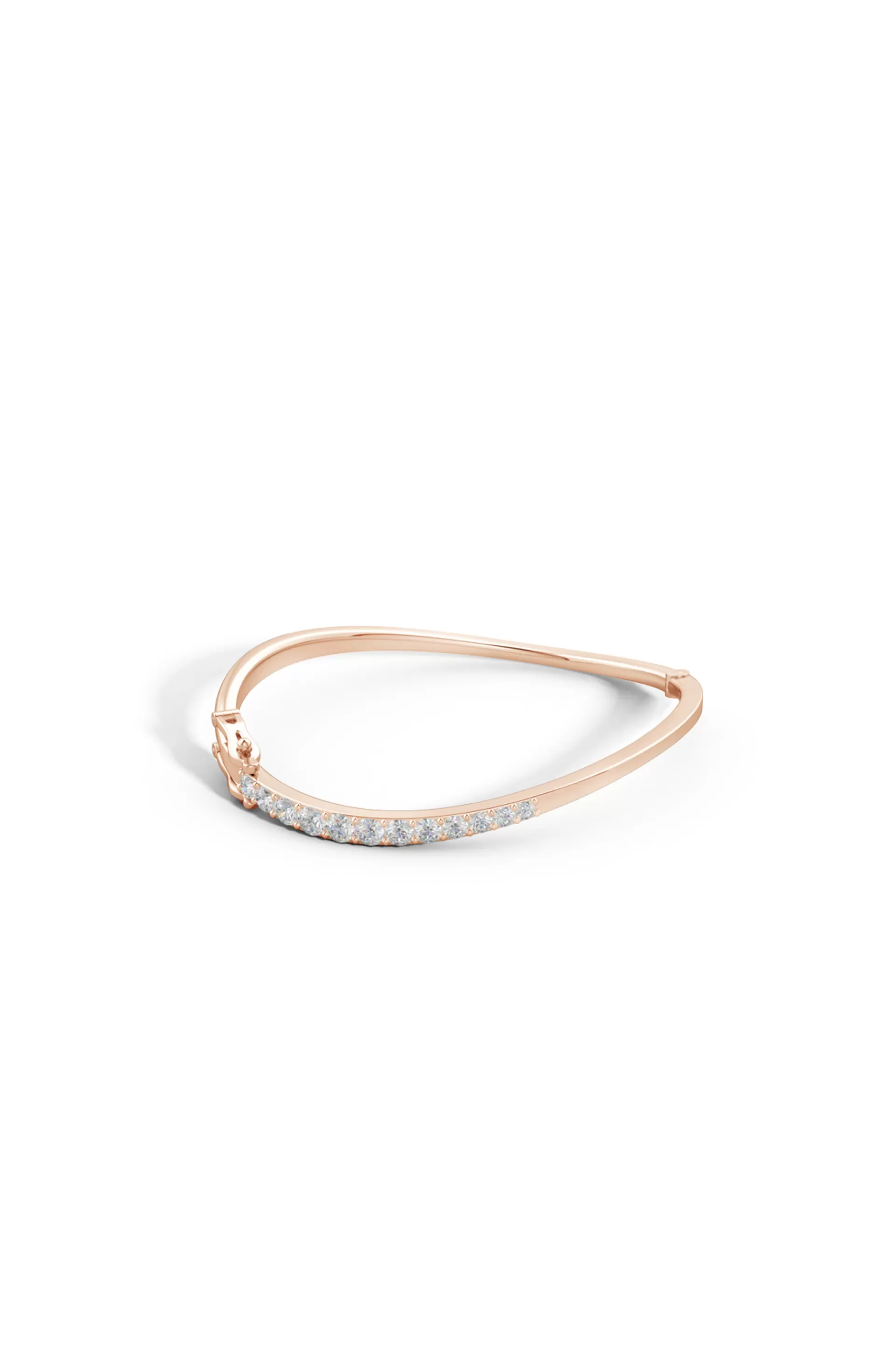 Natori Bracelets | Shangri-La<Shangri-La Brushstroke 14K Gold And Diamond Half Bracelet