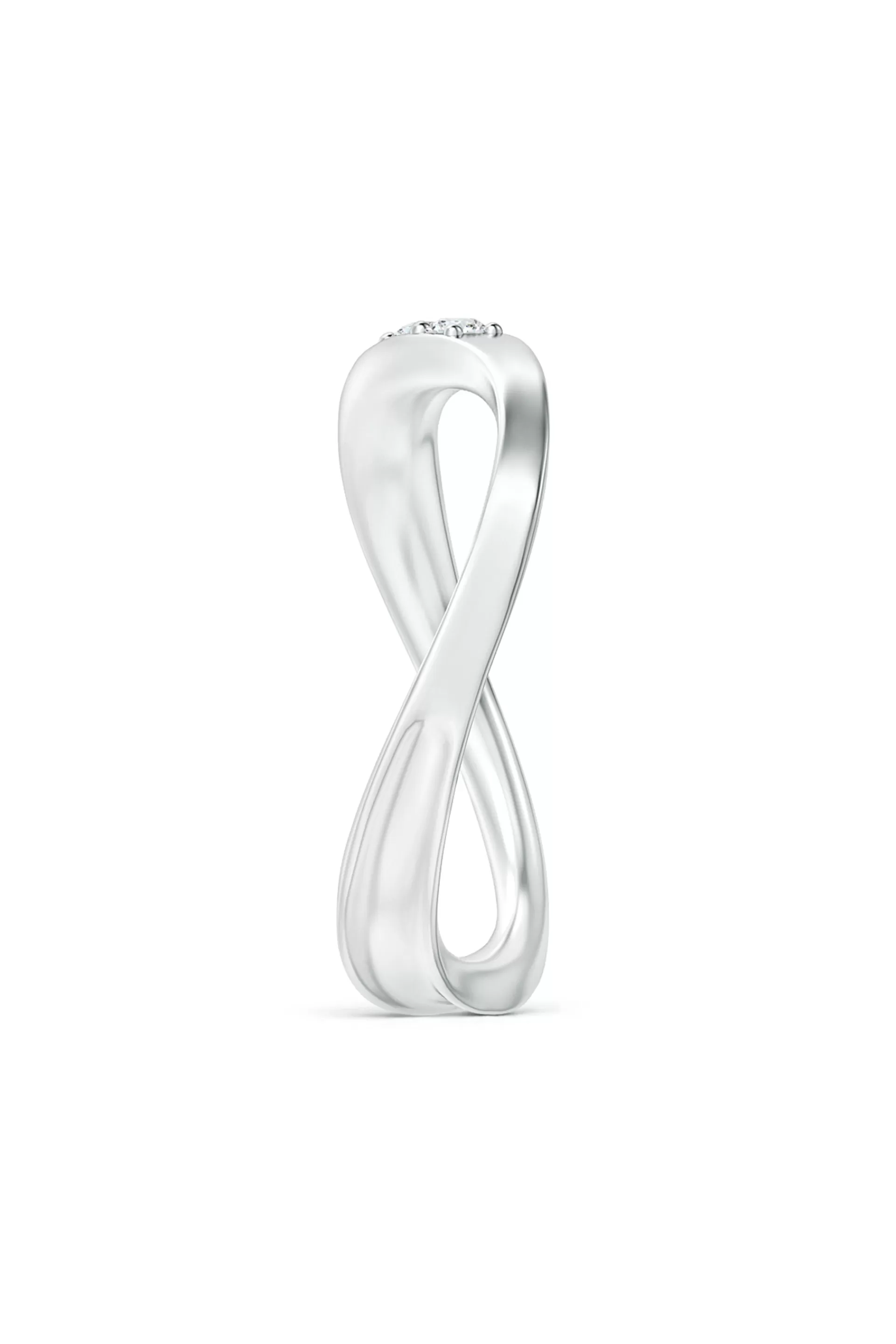Natori Rings | Shangri-La<Shangri-La Brushstroke 14K Gold And Diamond Half Eternity Stacking Ring