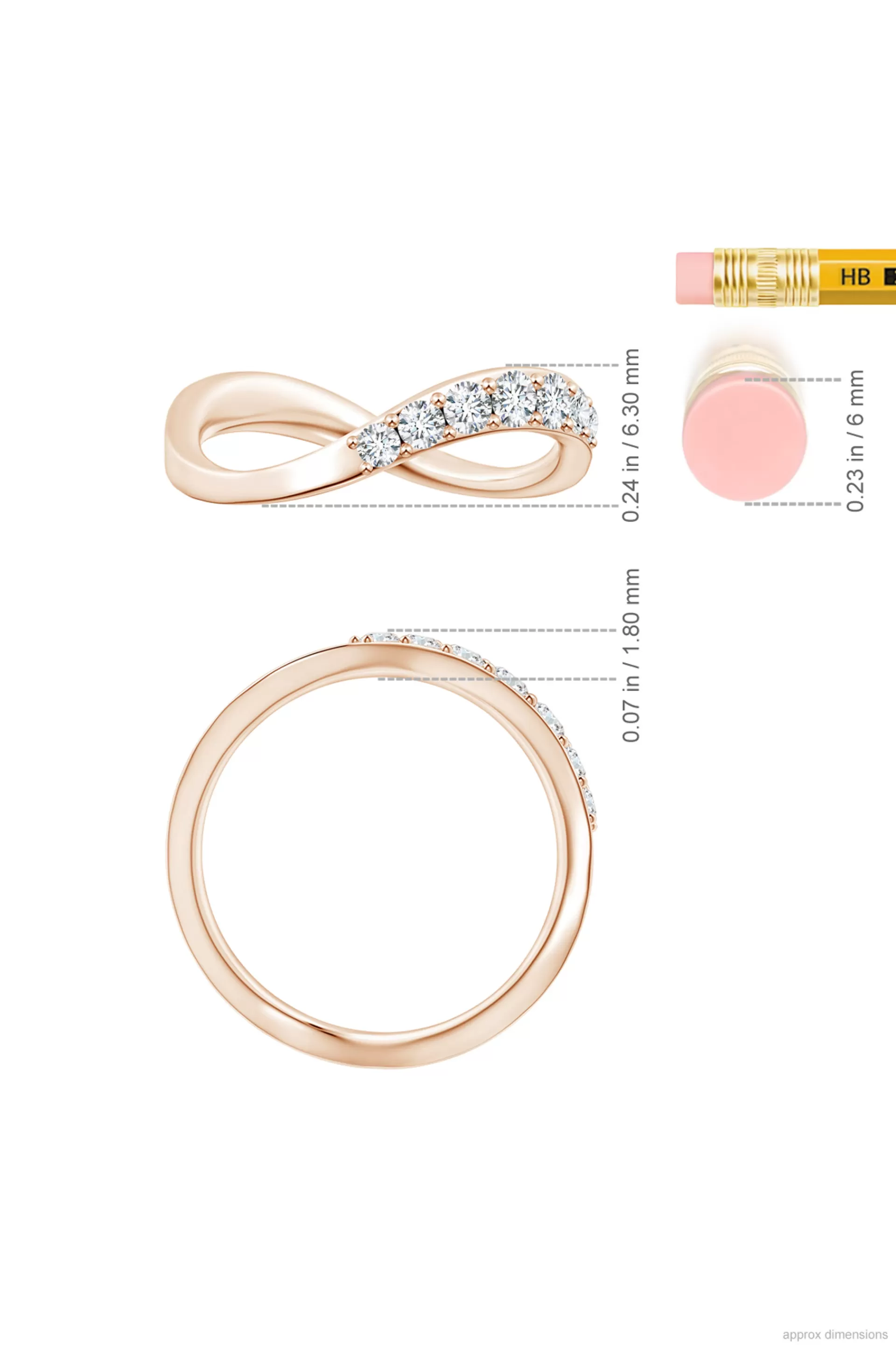 Natori Rings | Shangri-La<Shangri-La Brushstroke 14K Gold And Diamond Half Eternity Stacking Ring