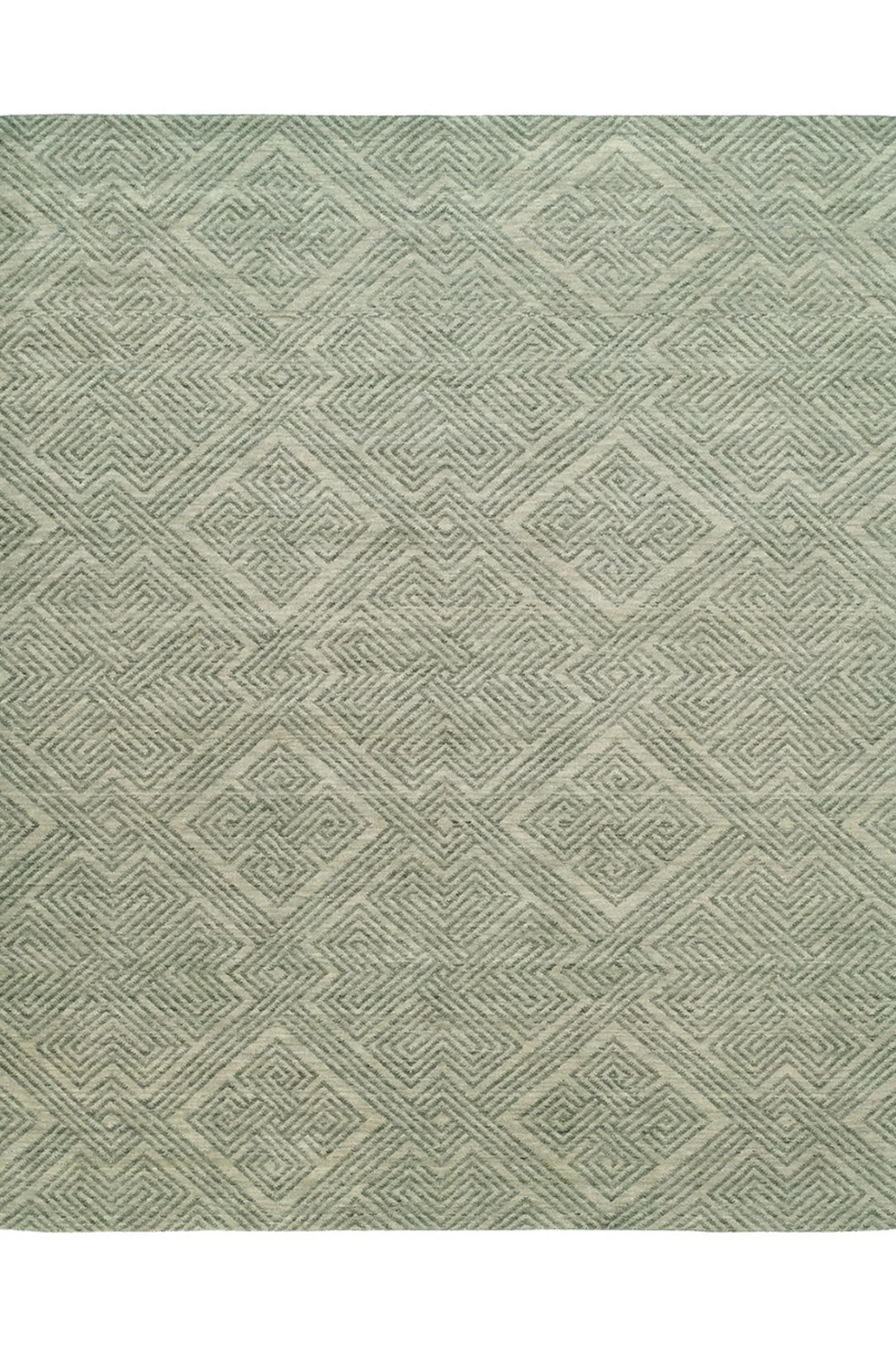 Natori Rugs<Shangri-La- Interlock Green Tones Rug