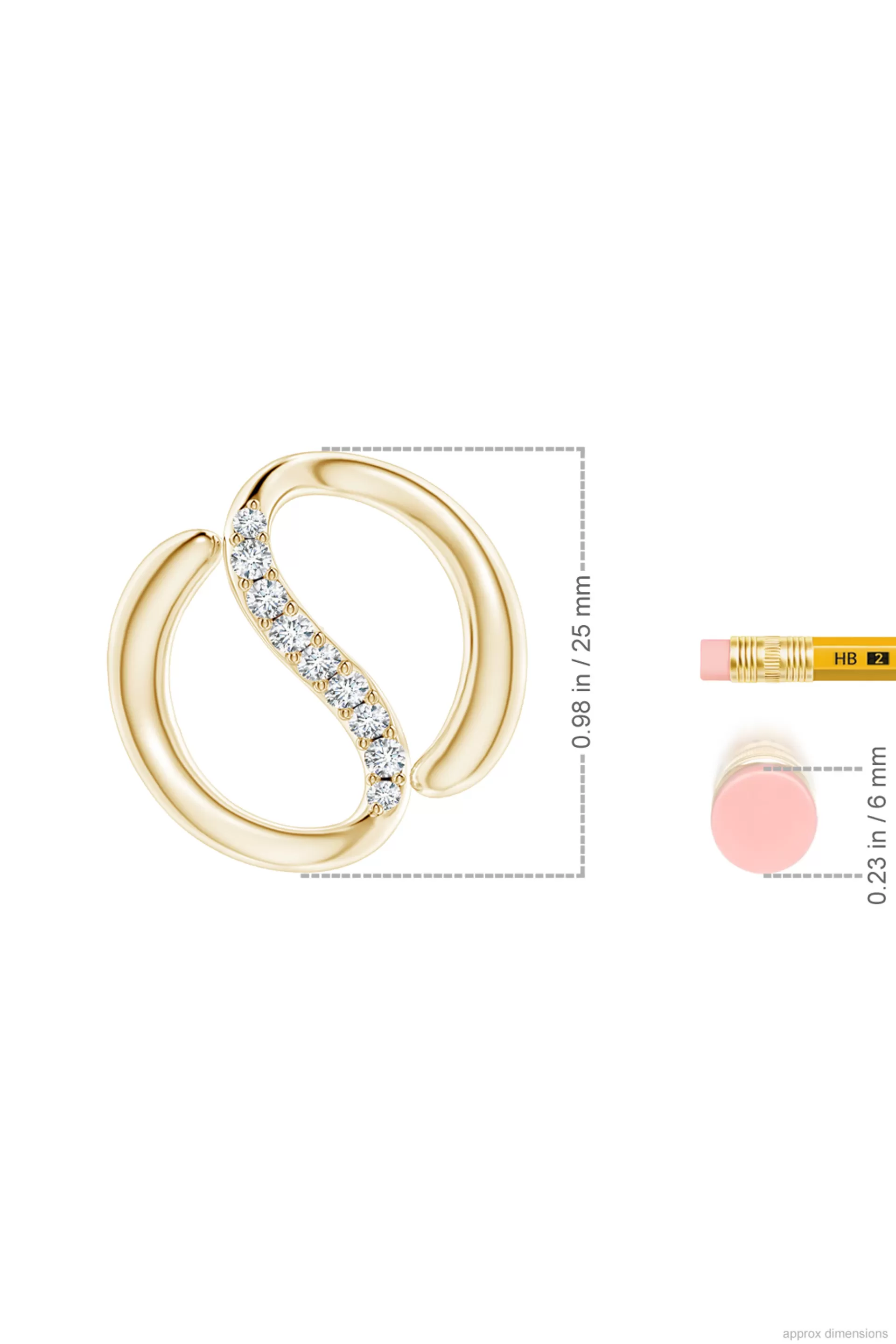 Natori Necklaces | Shangri-La<Shangri-La Yin-Yang 14K Gold And Diamond Knot Chain Pendant Necklace 14K Yellow Gold