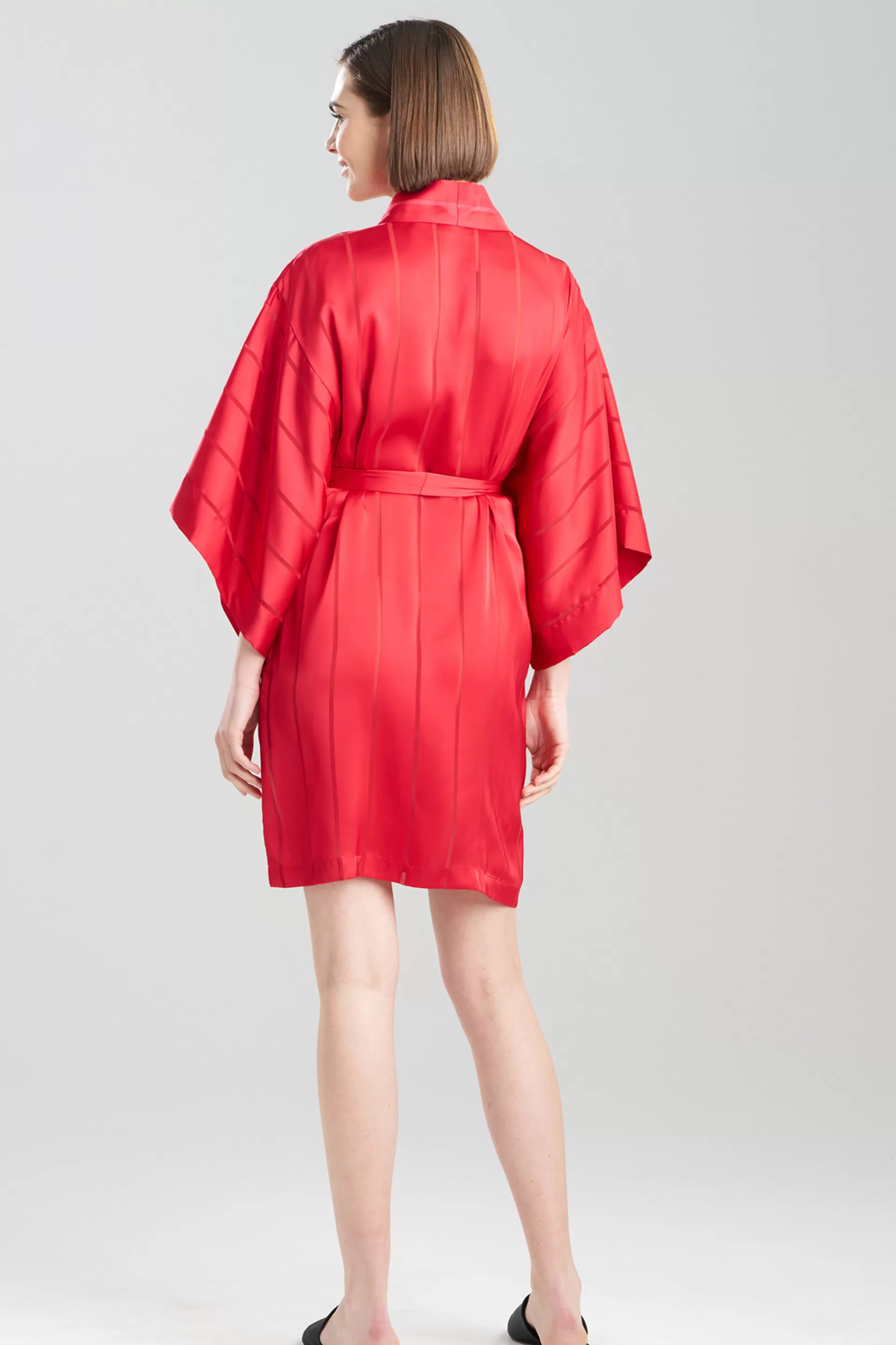 Natori Robes & Kimonos<Sheer Stripe Jacquard Wrap