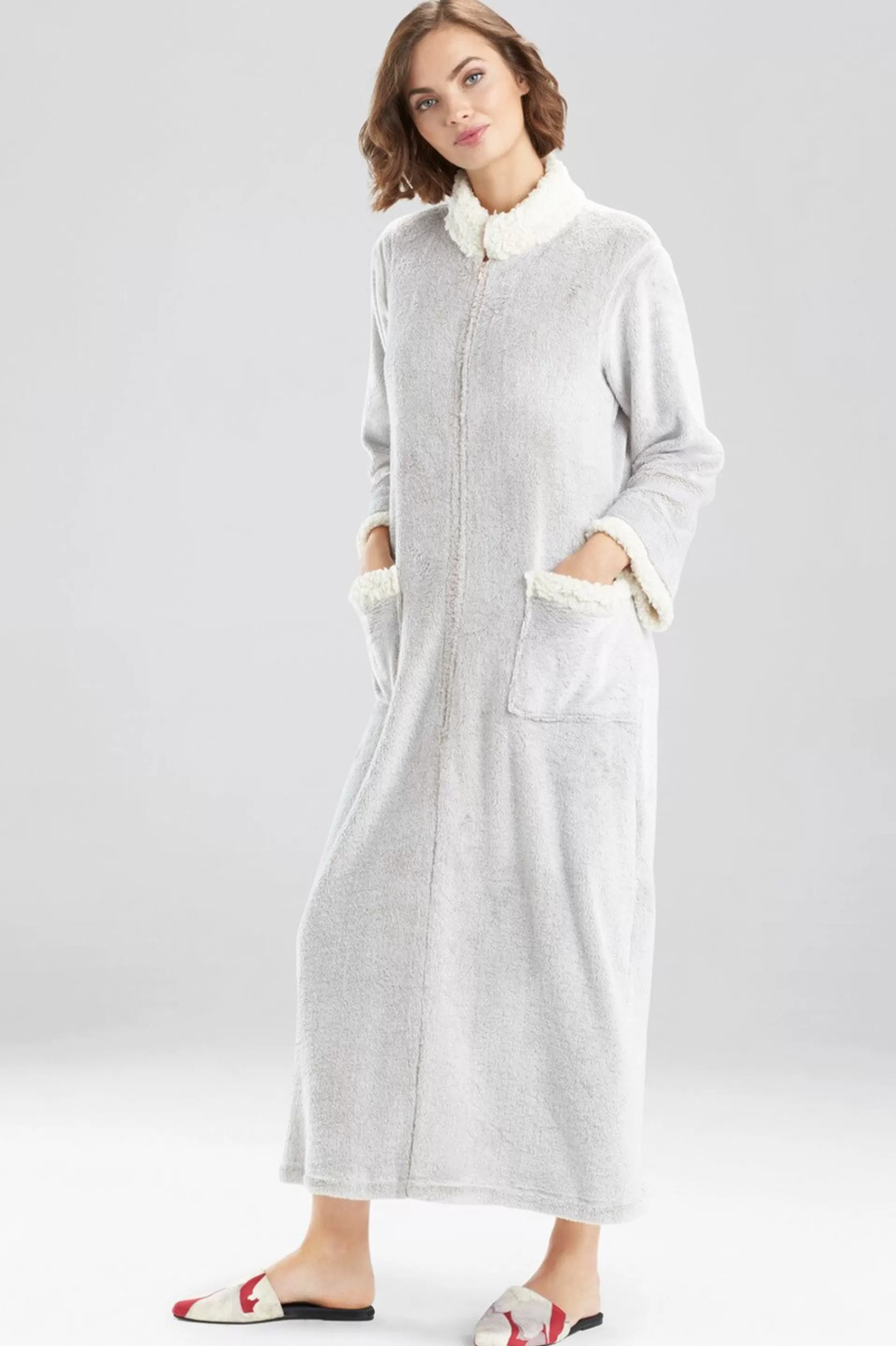 Natori Caftans | Loungers<Sherpa Zip Caftan